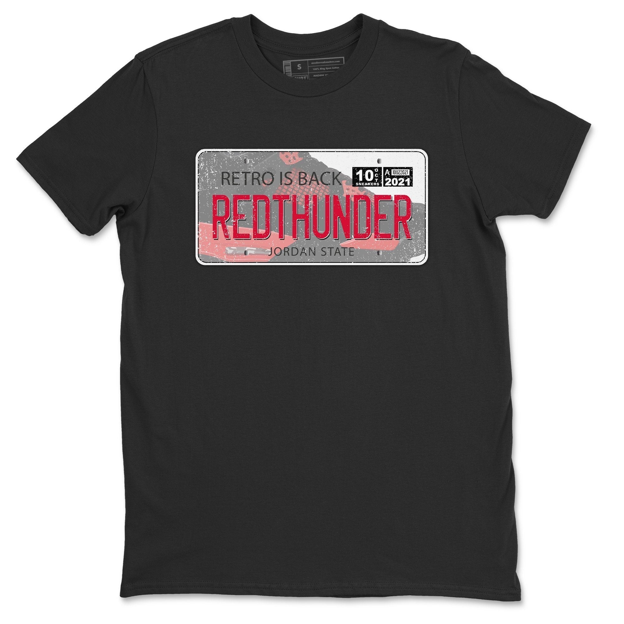 Jordan Plate Unisex Tops - Air Jordan 4 Red Thunder