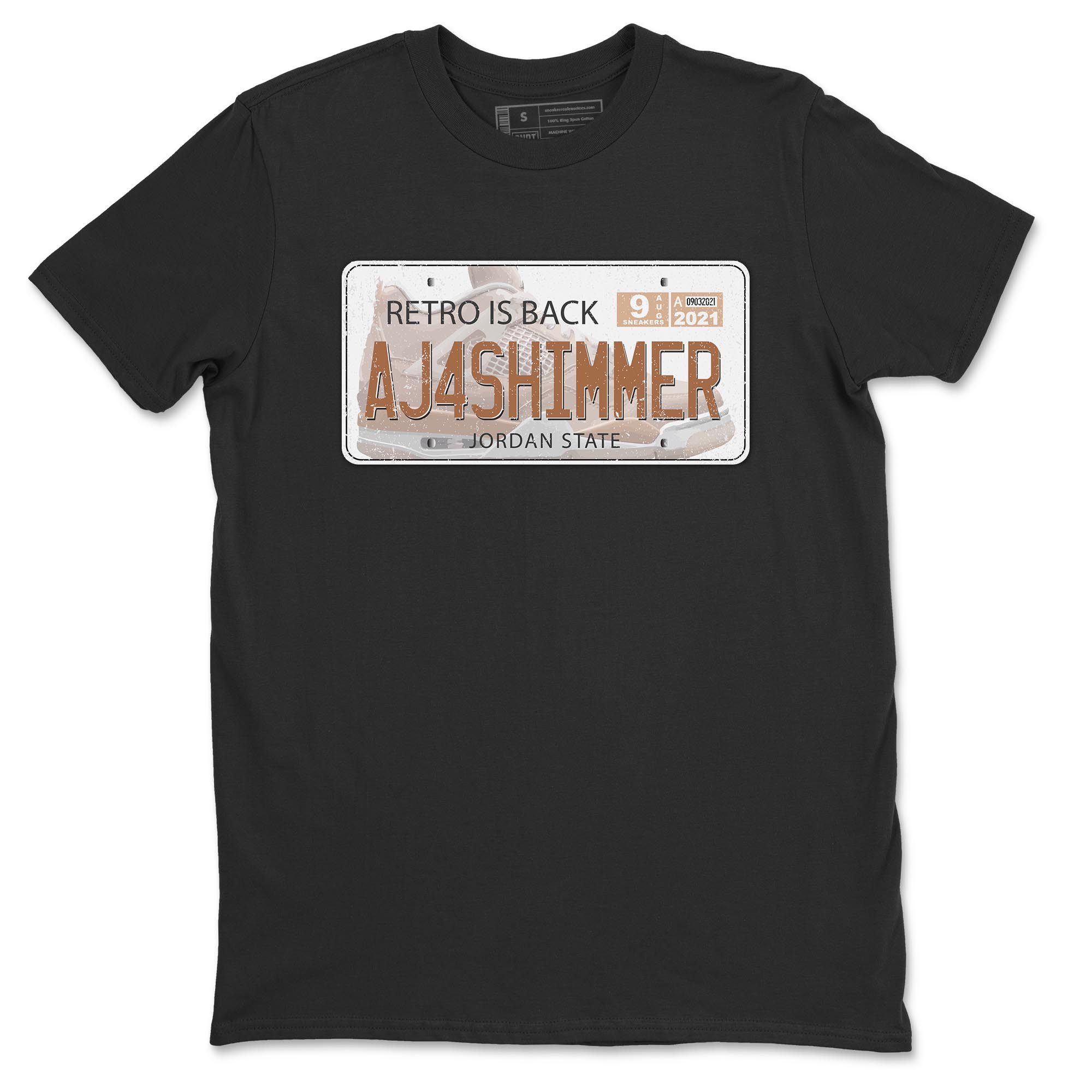 Jordan Plate Unisex Tops - Air Jordan 4 Shimmer