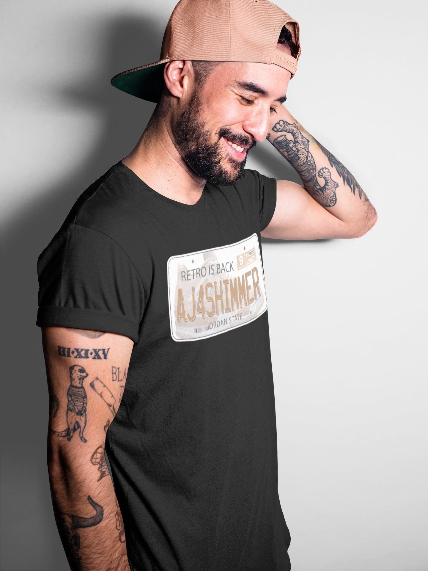 Jordan Plate Unisex Tops - Air Jordan 4 Shimmer