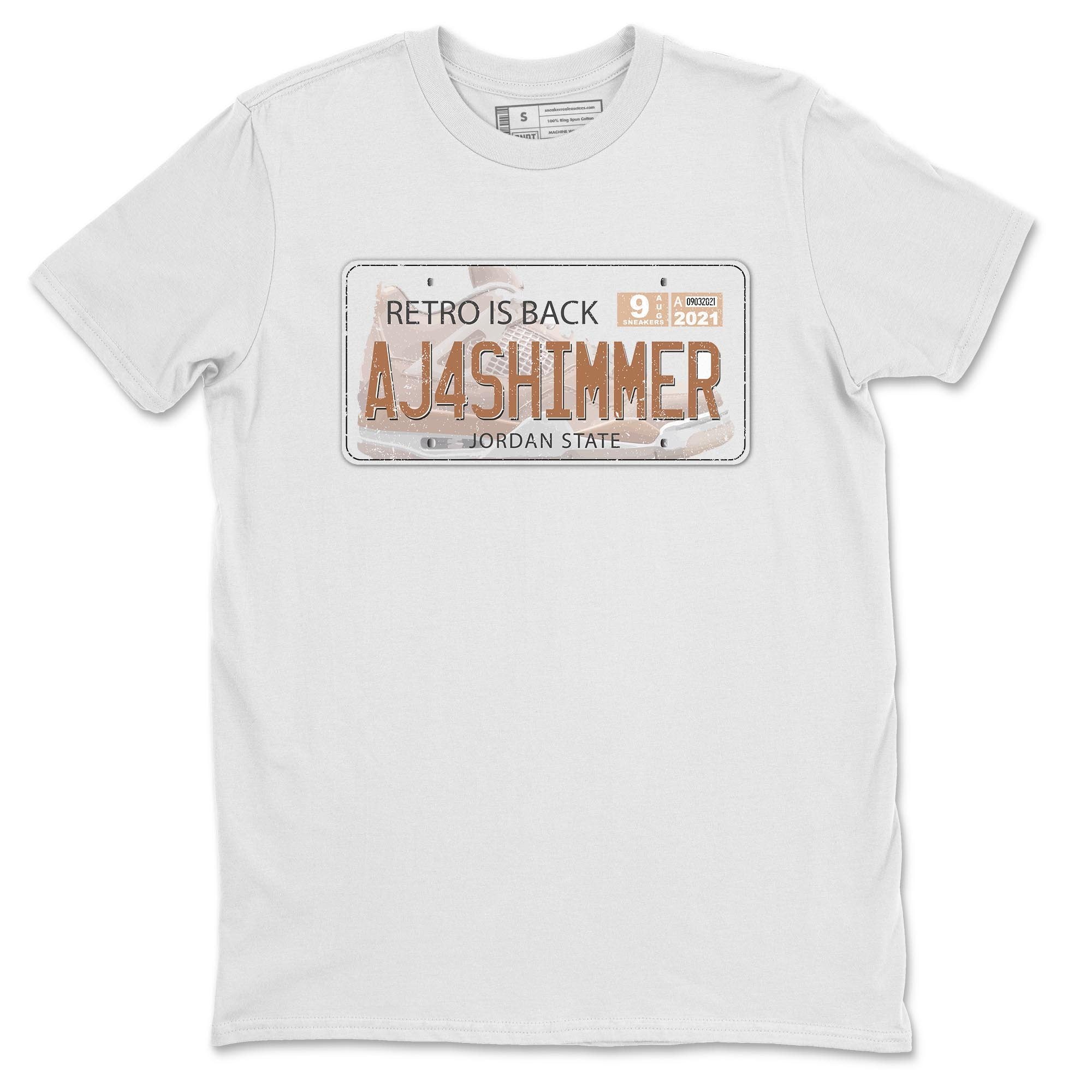 Jordan Plate Unisex Tops - Air Jordan 4 Shimmer
