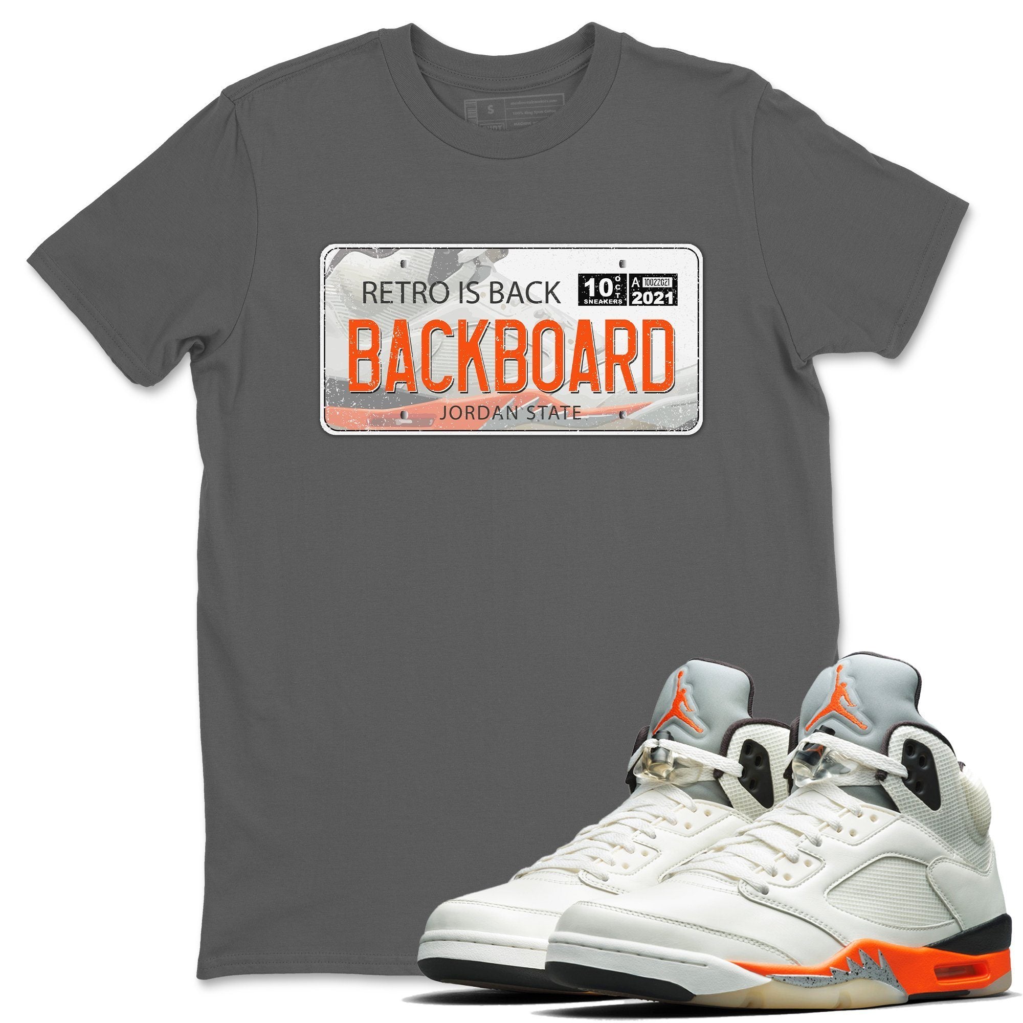 Jordan Plate Unisex Tops - Air Jordan 5 Shattered Backboard