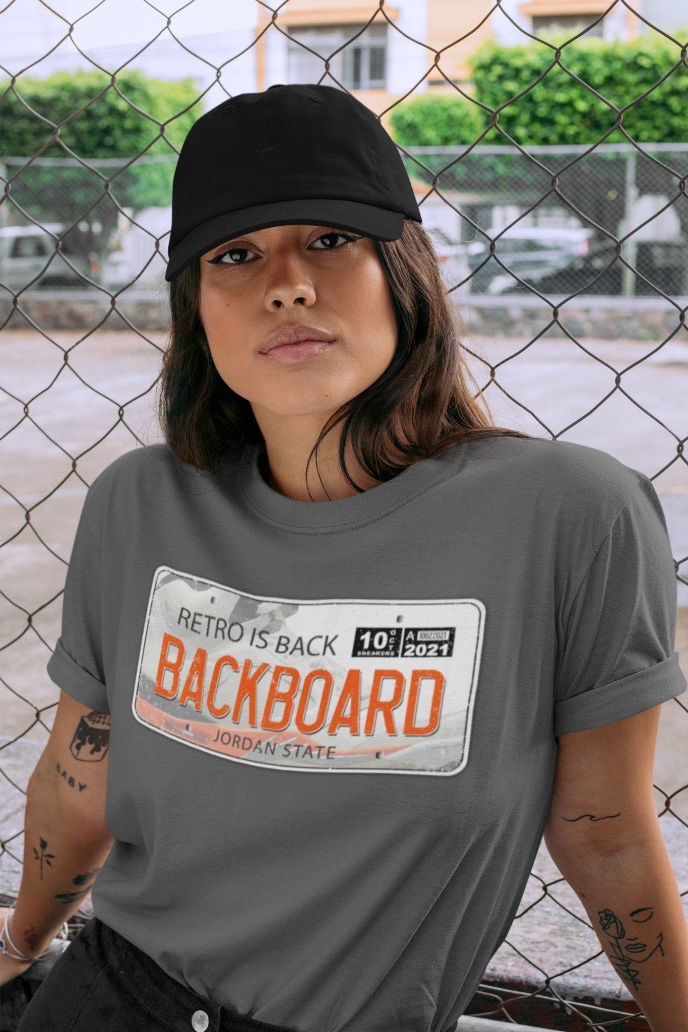 Jordan Plate Unisex Tops - Air Jordan 5 Shattered Backboard