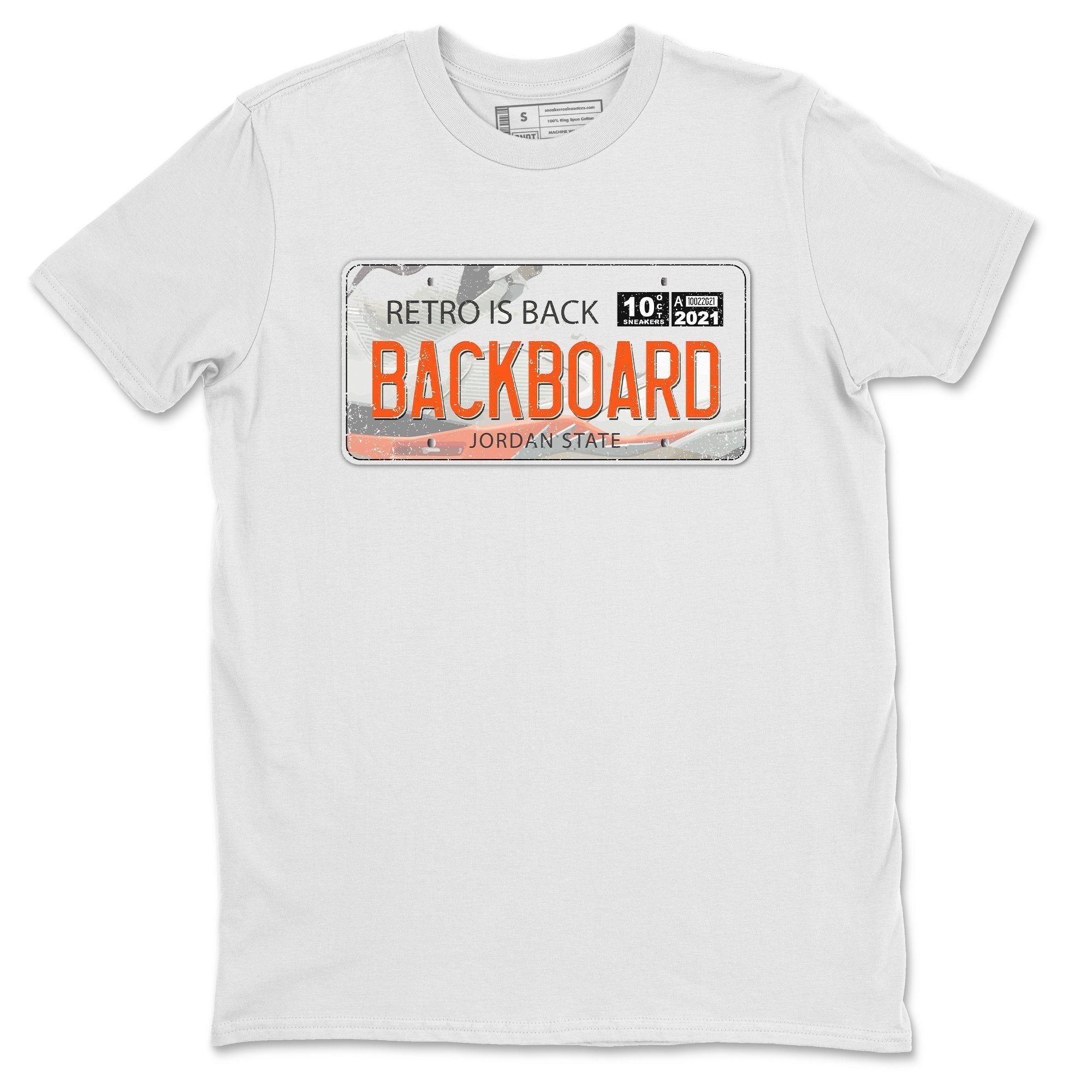 Jordan Plate Unisex Tops - Air Jordan 5 Shattered Backboard