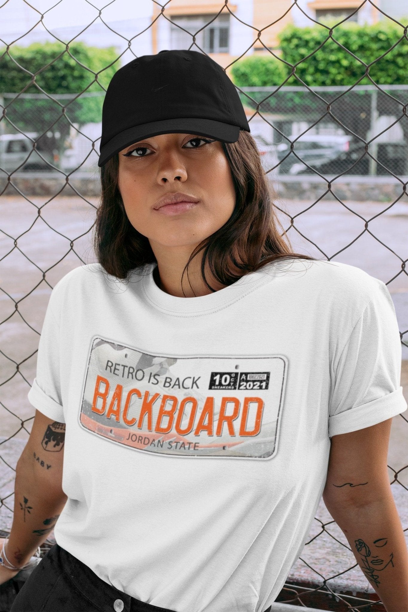 Jordan Plate Unisex Tops - Air Jordan 5 Shattered Backboard