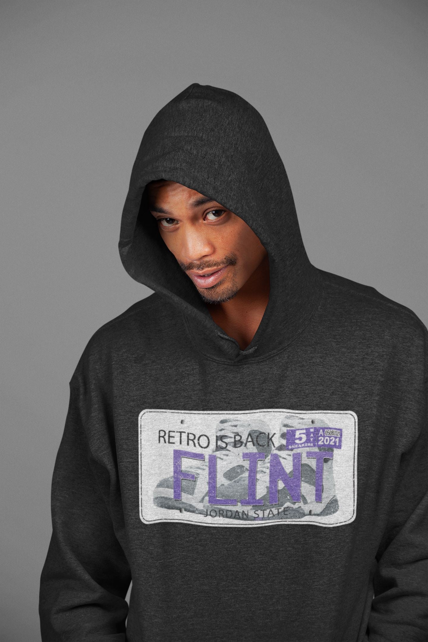 Jordan Plate Unisex Tops - Air Jordan 7 Flint