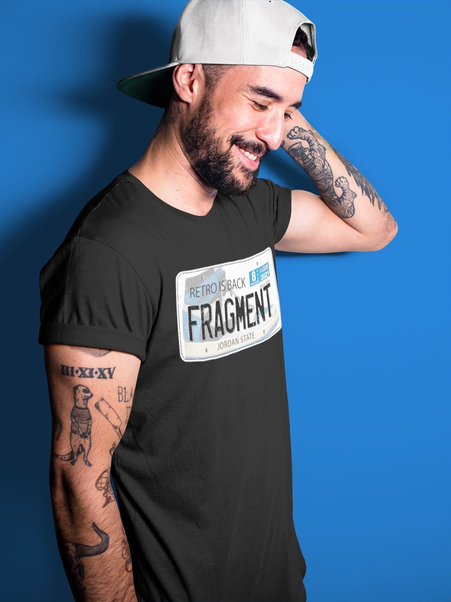 Jordan Plate Unisex Tops - Air Jordan 1 Travis Scott Fragment