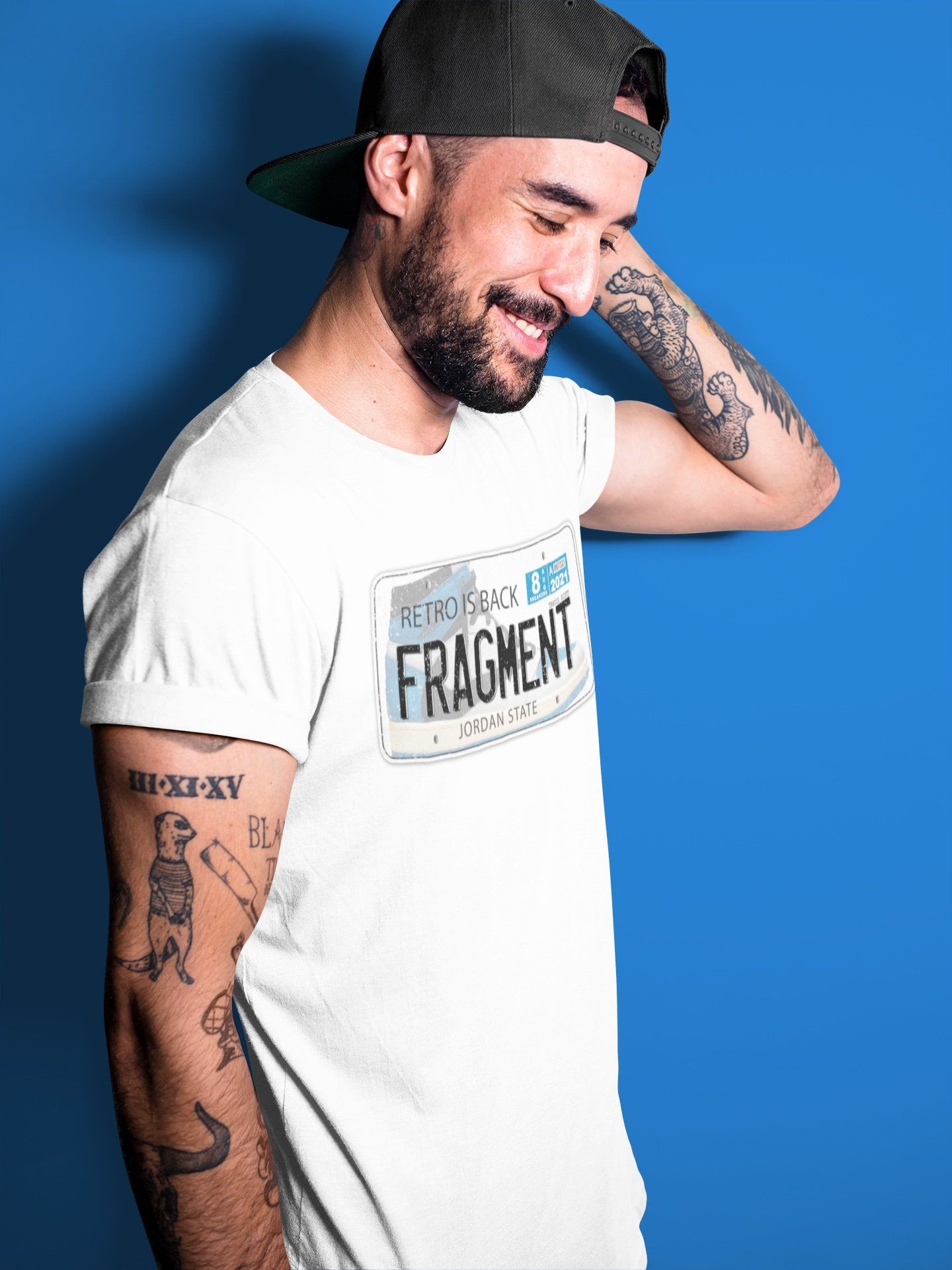 Jordan Plate Unisex Tops - Air Jordan 1 Travis Scott Fragment