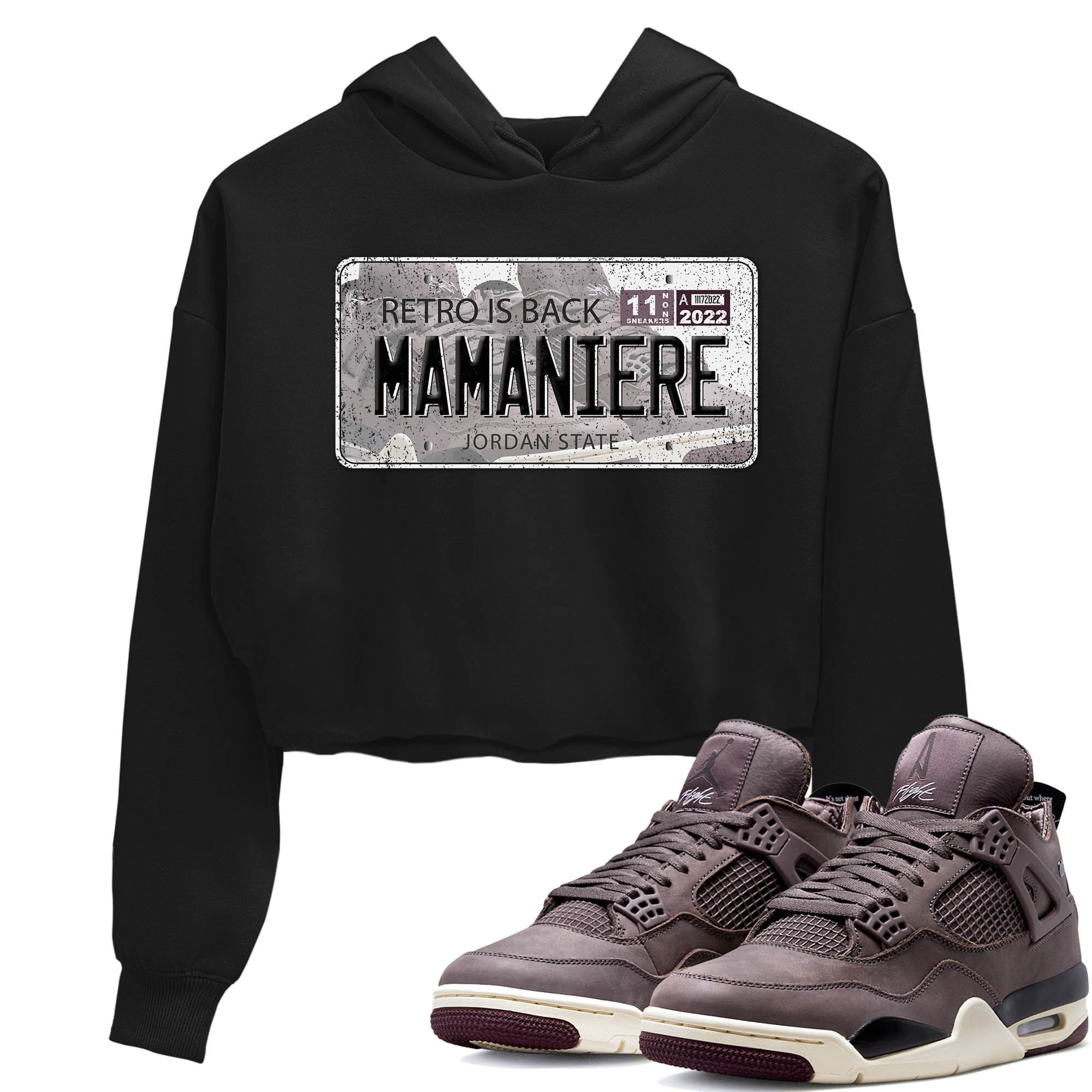 Jordan Plate Women's Tops - Air Jordan 4 A Ma Maniere