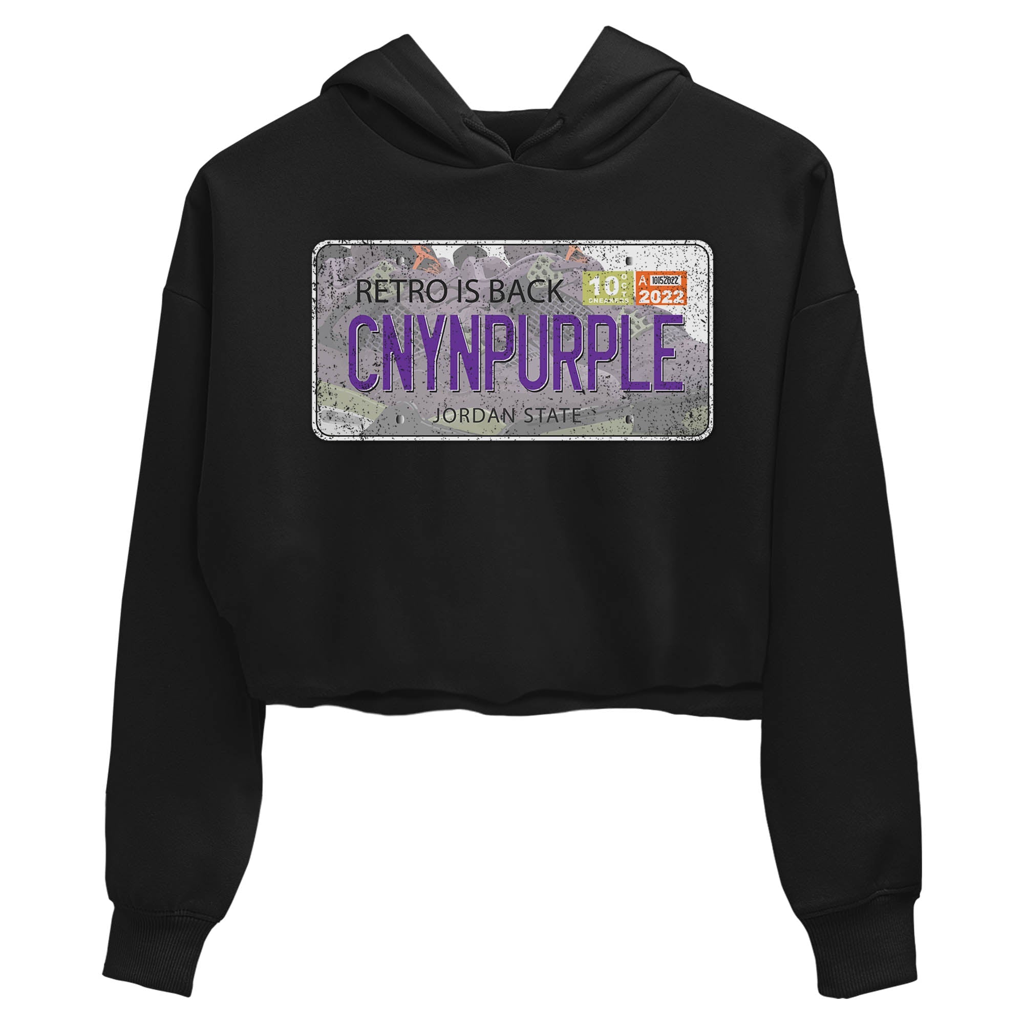 Jordan Plate Women's Tops - Air Jordan 4 Canyon Purple