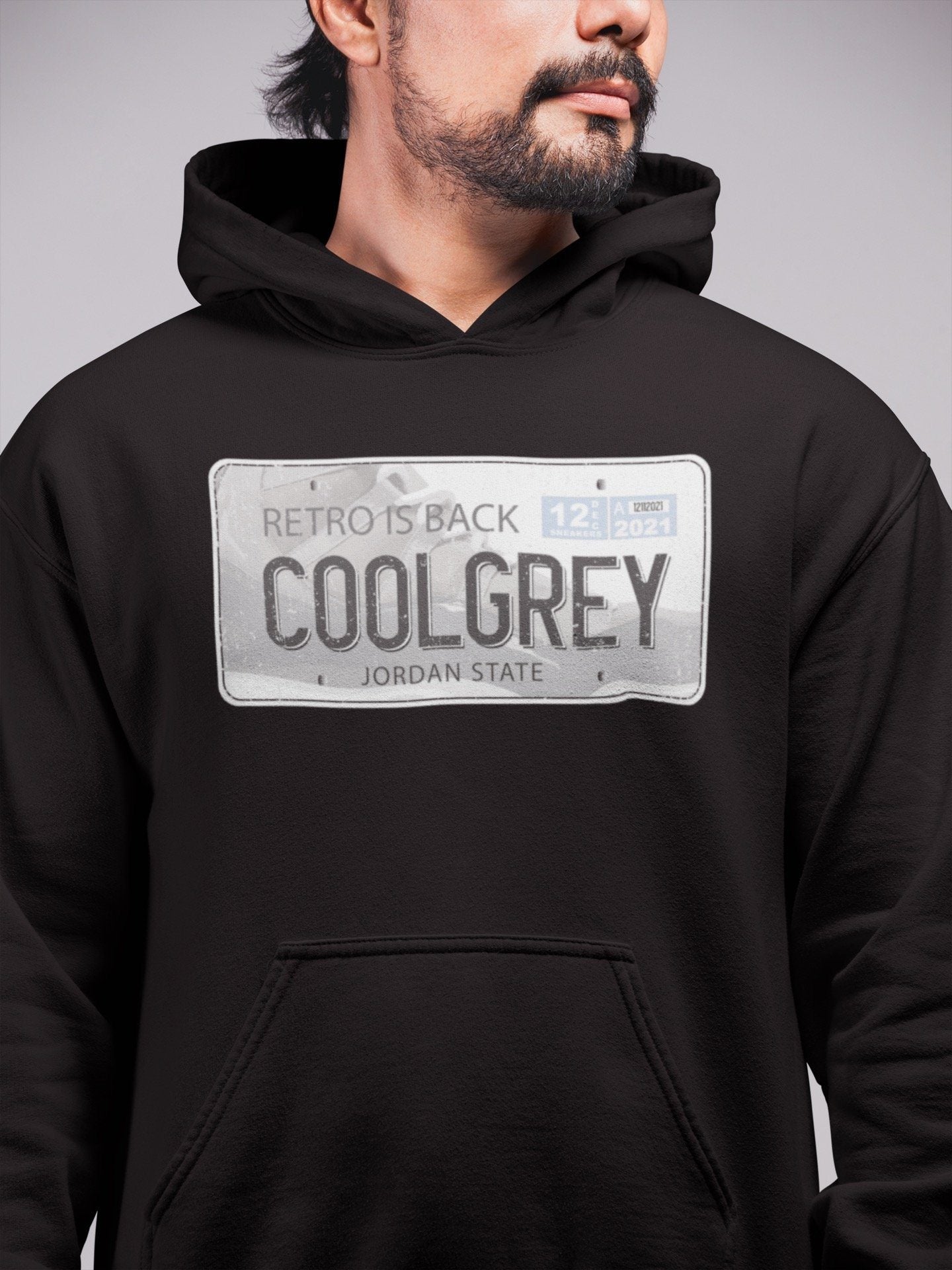 Jordan Plate Unisex Tops - Air Jordan 11 Cool Grey