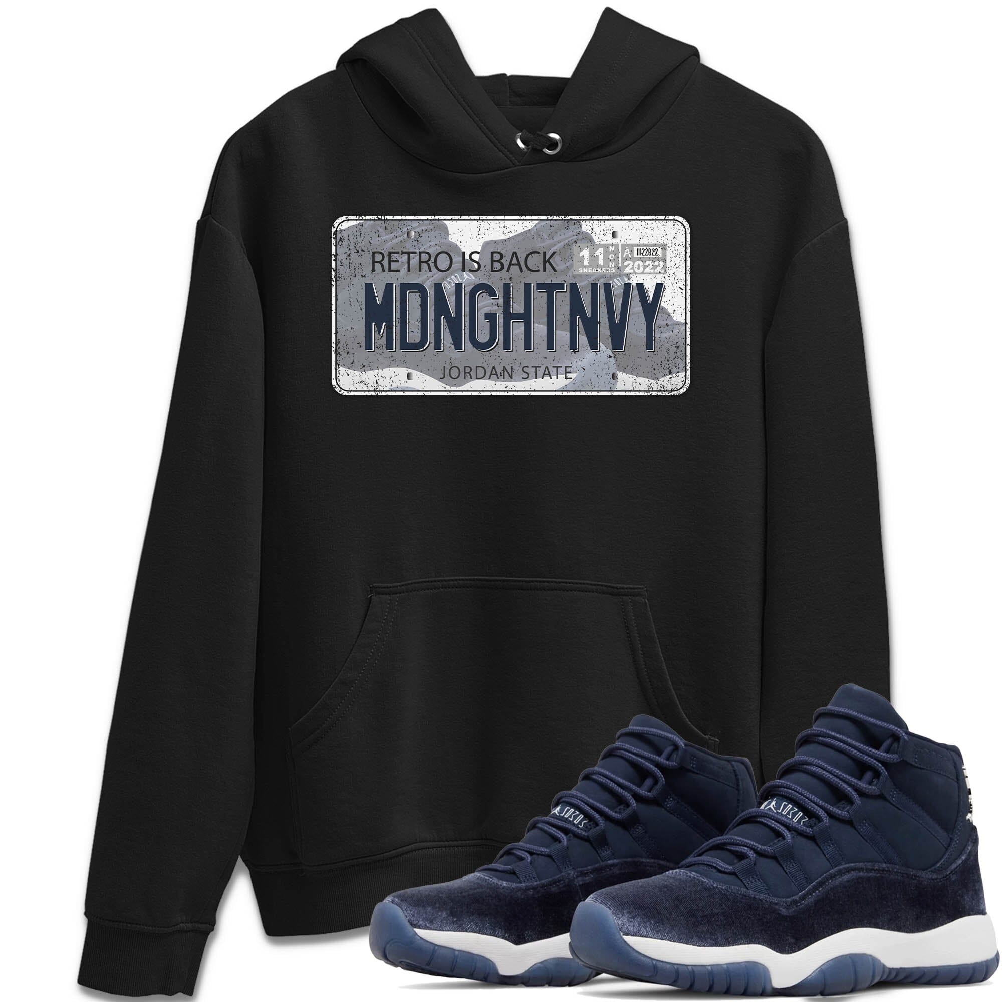 Jordan Plate Unisex Tops - Air Jordan 11 Midnight Navy