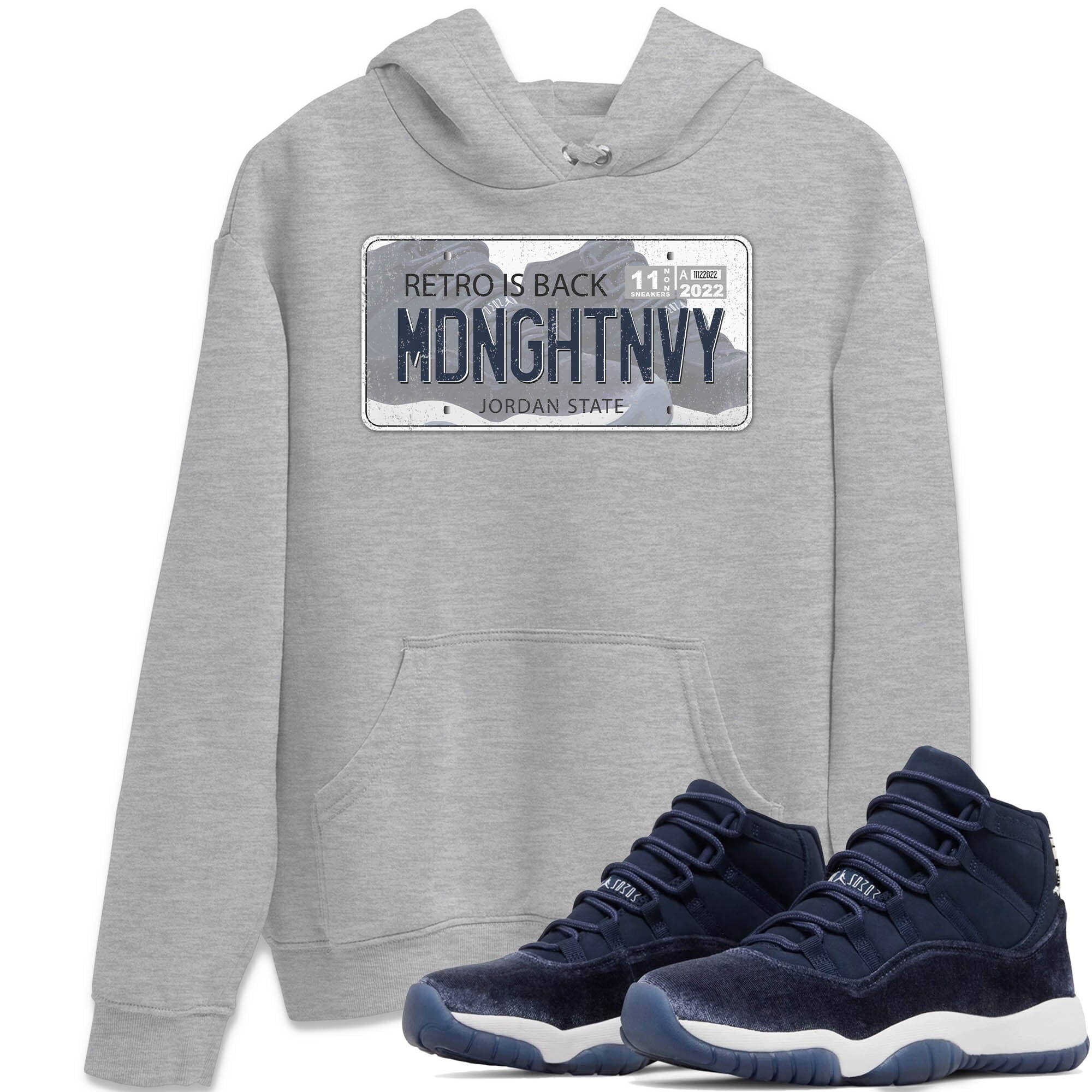 Jordan Plate Unisex Tops - Air Jordan 11 Midnight Navy