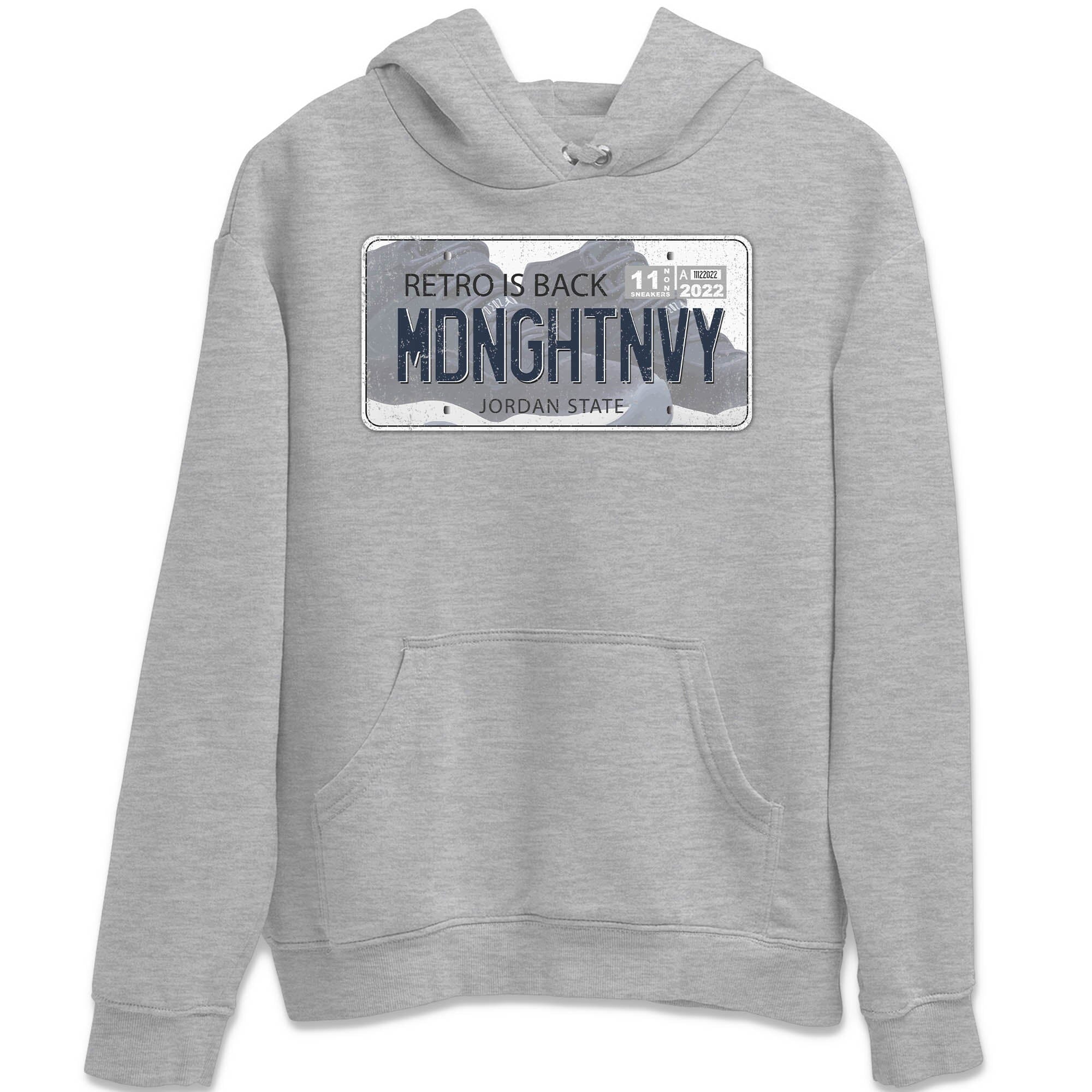 Jordan Plate Unisex Tops - Air Jordan 11 Midnight Navy