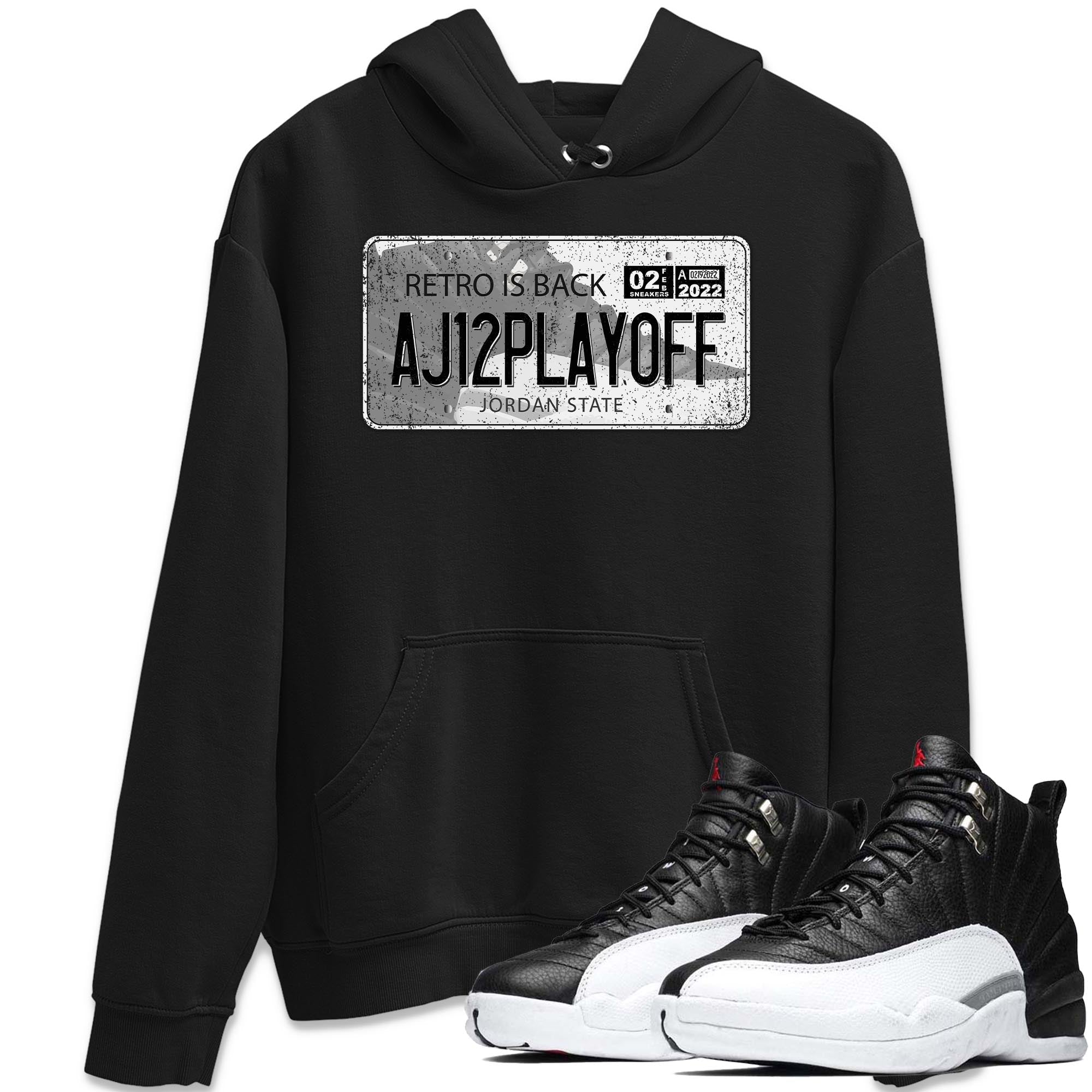 Jordan Plate Unisex Tops - Air Jordan 12 Playoffs