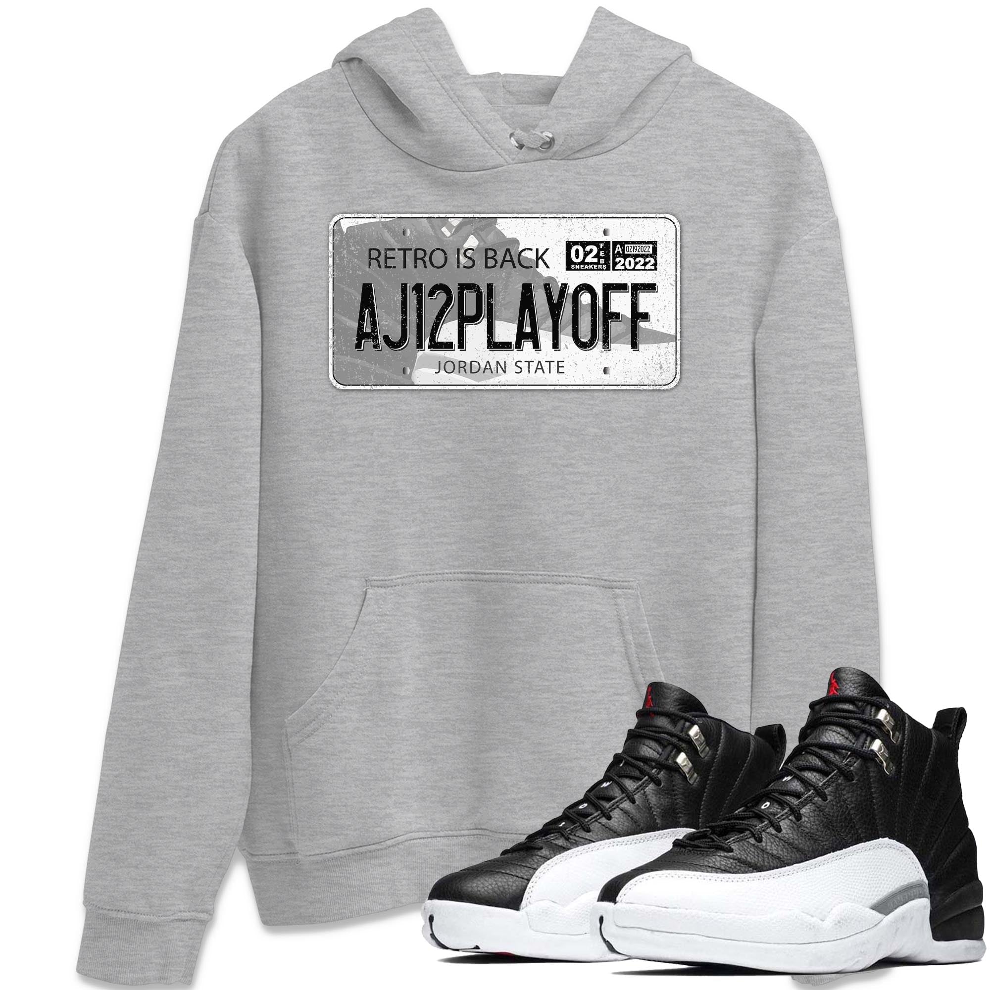 Jordan Plate Unisex Tops - Air Jordan 12 Playoffs