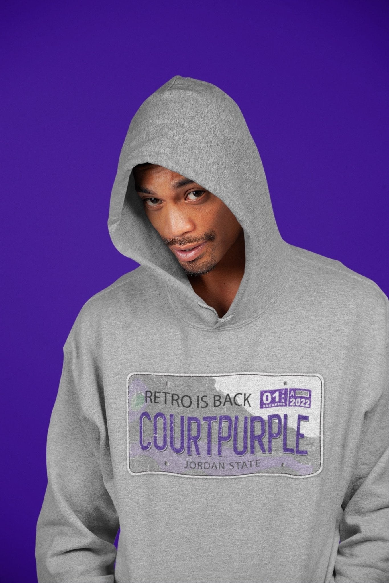 Jordan Plate Unisex Tops - Air Jordan 13 Court Purple
