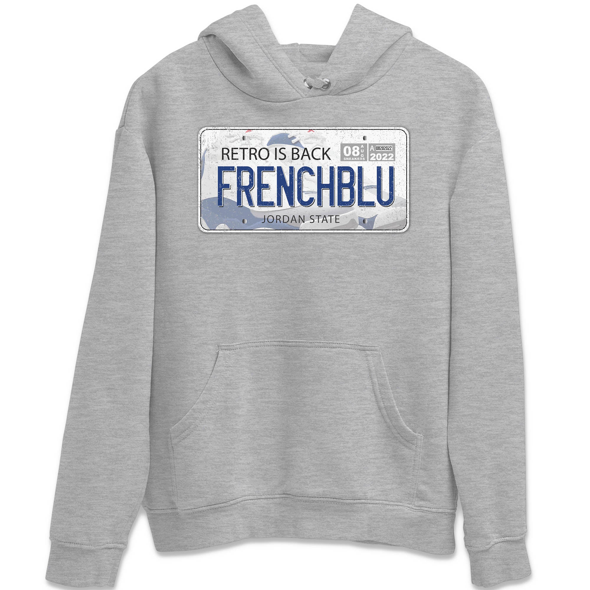 Jordan Plate Unisex Tops - Air Jordan 13 French Blue