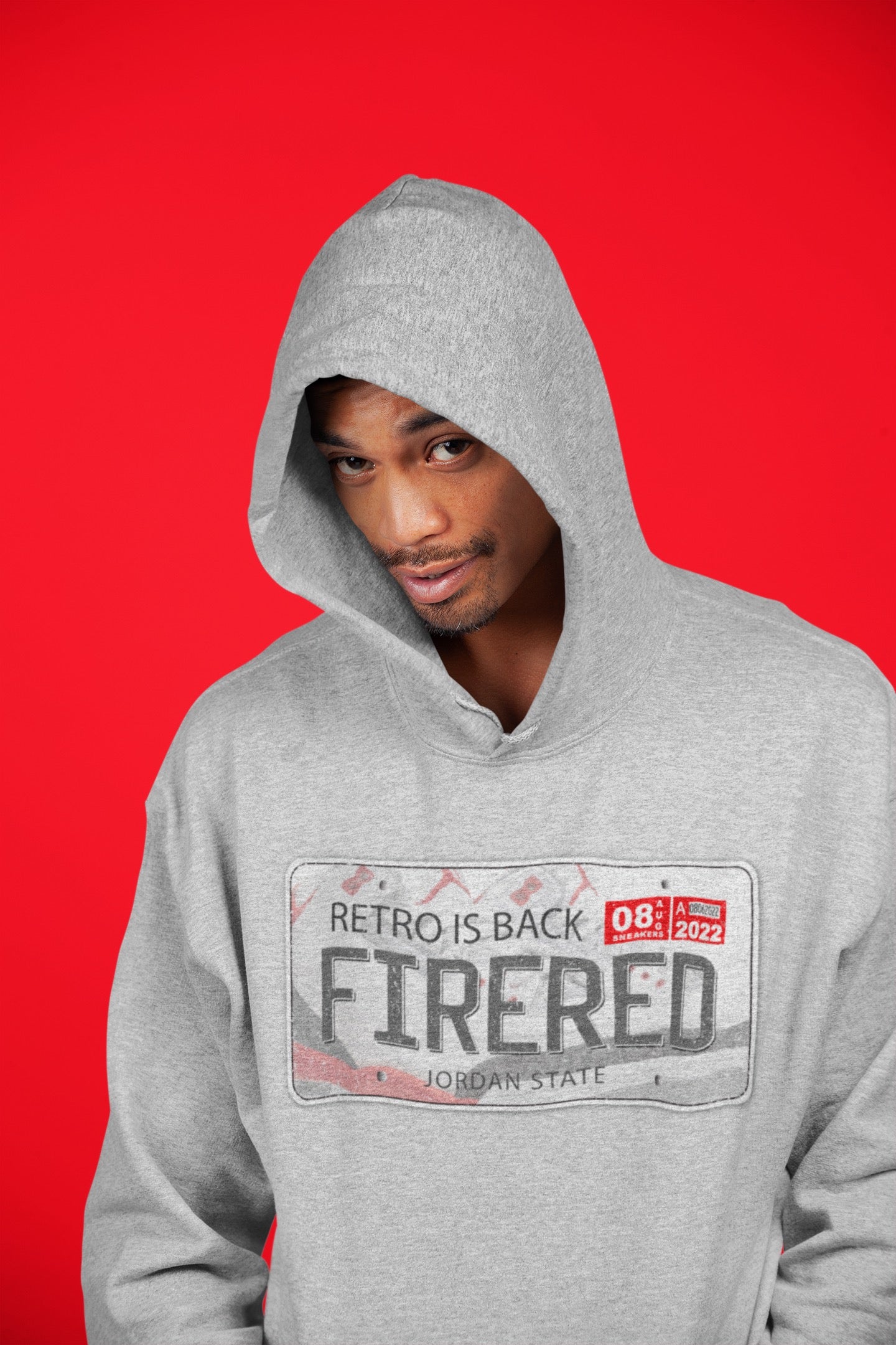 Jordan Plate Unisex Tops - Air Jordan 3 Fire Red