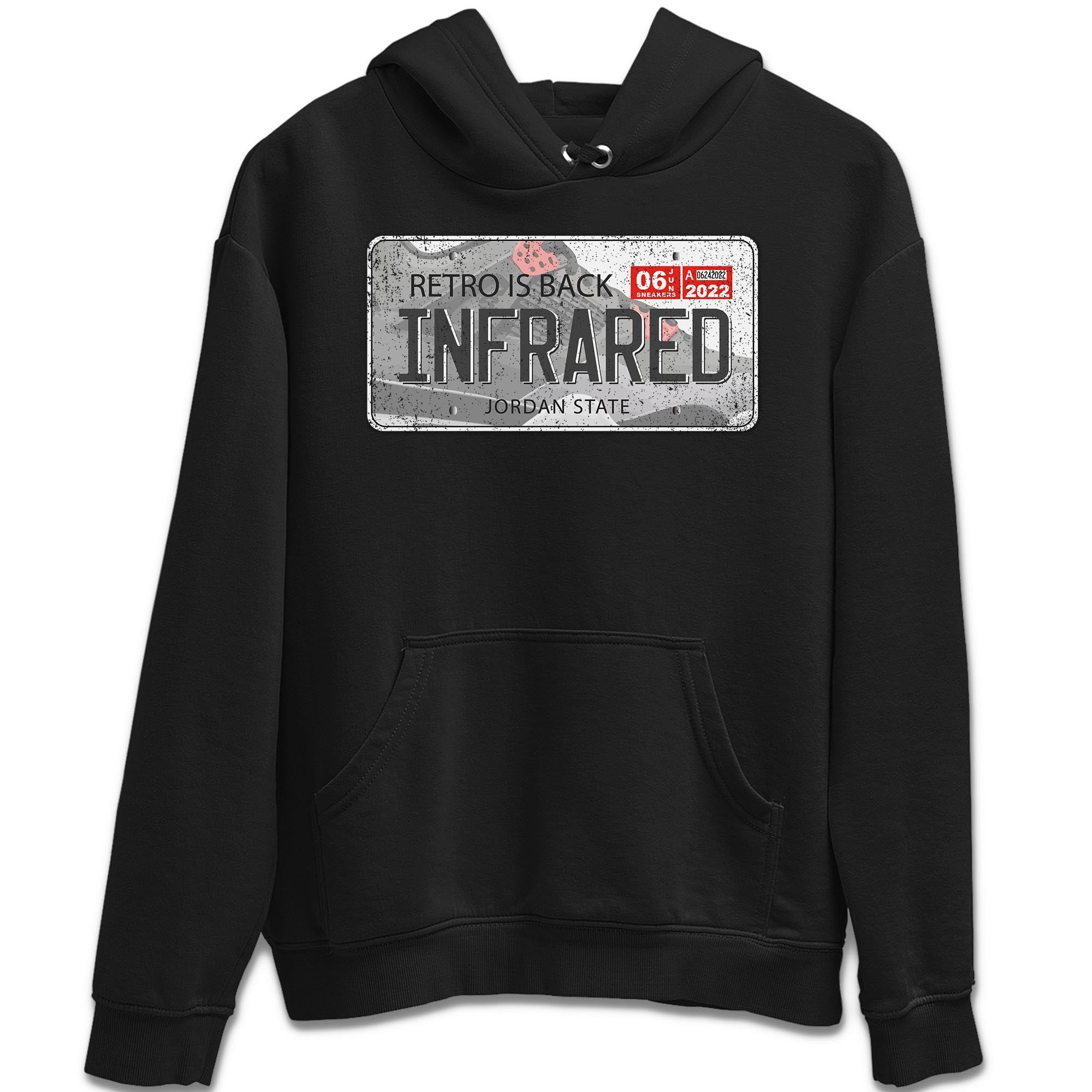 Jordan Plate Unisex Tops - Air Jordan 4 Infrared