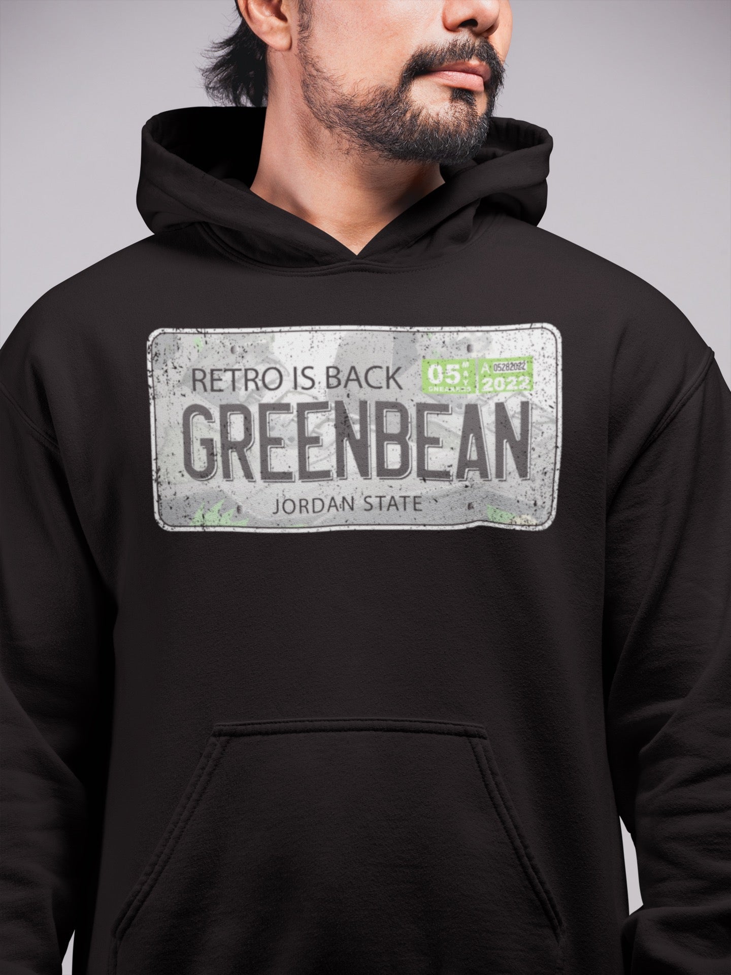 Jordan Plate Unisex Tops - Air Jordan 5 Green Bean
