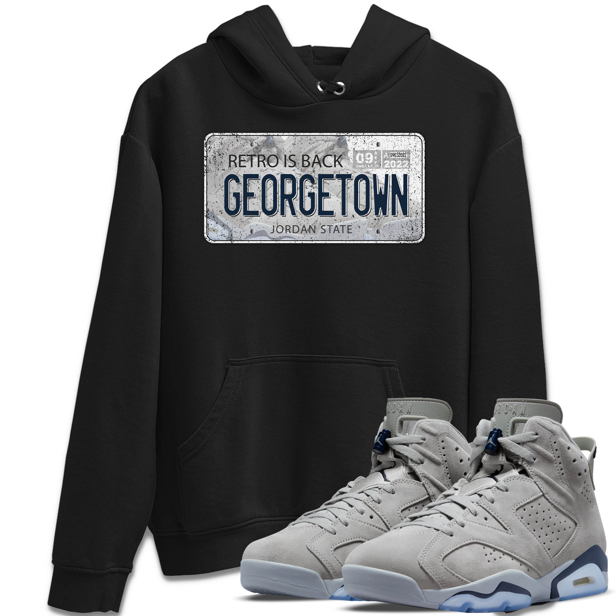 Jordan Plate Unisex Tops - Air Jordan 6 Georgetown