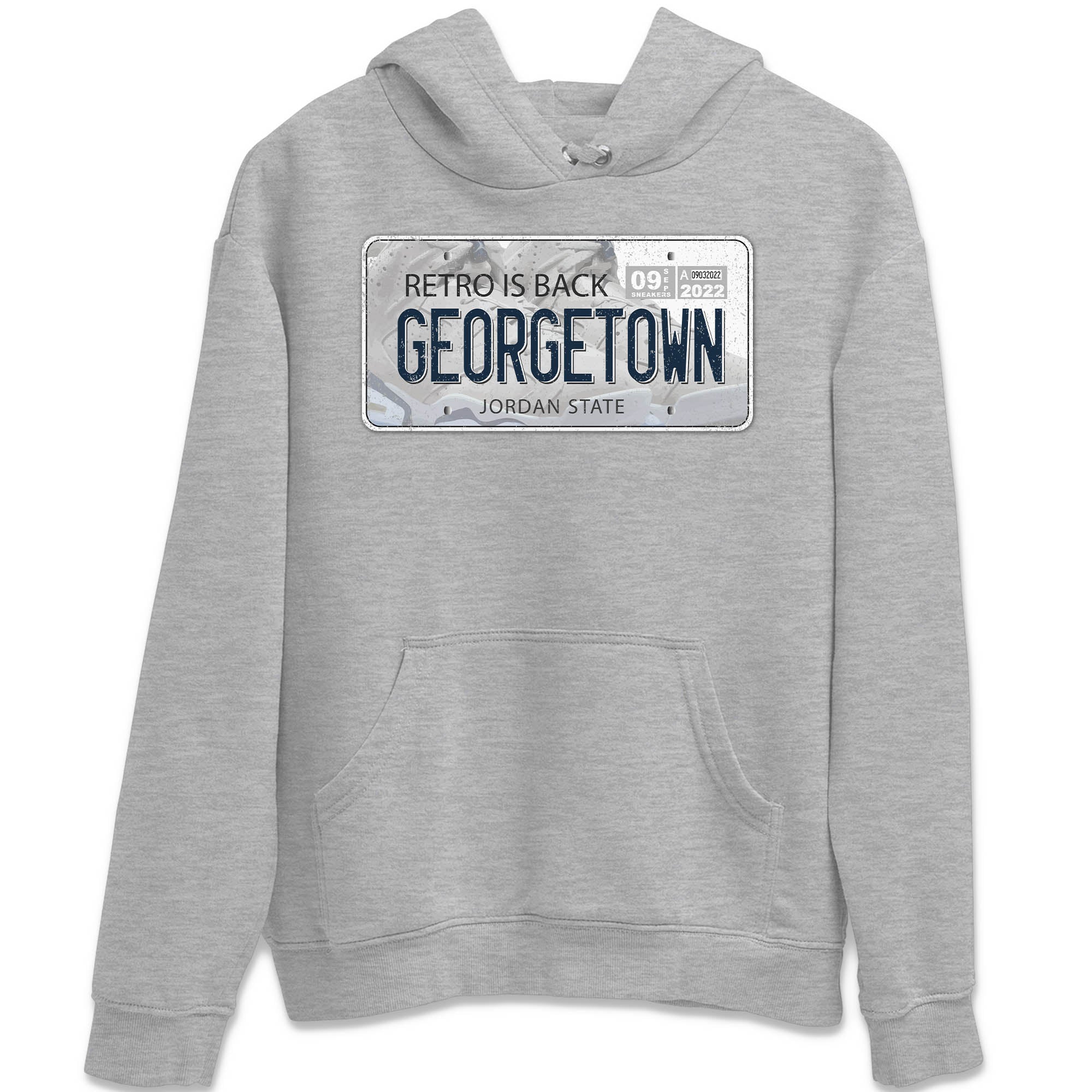 Jordan Plate Unisex Tops - Air Jordan 6 Georgetown