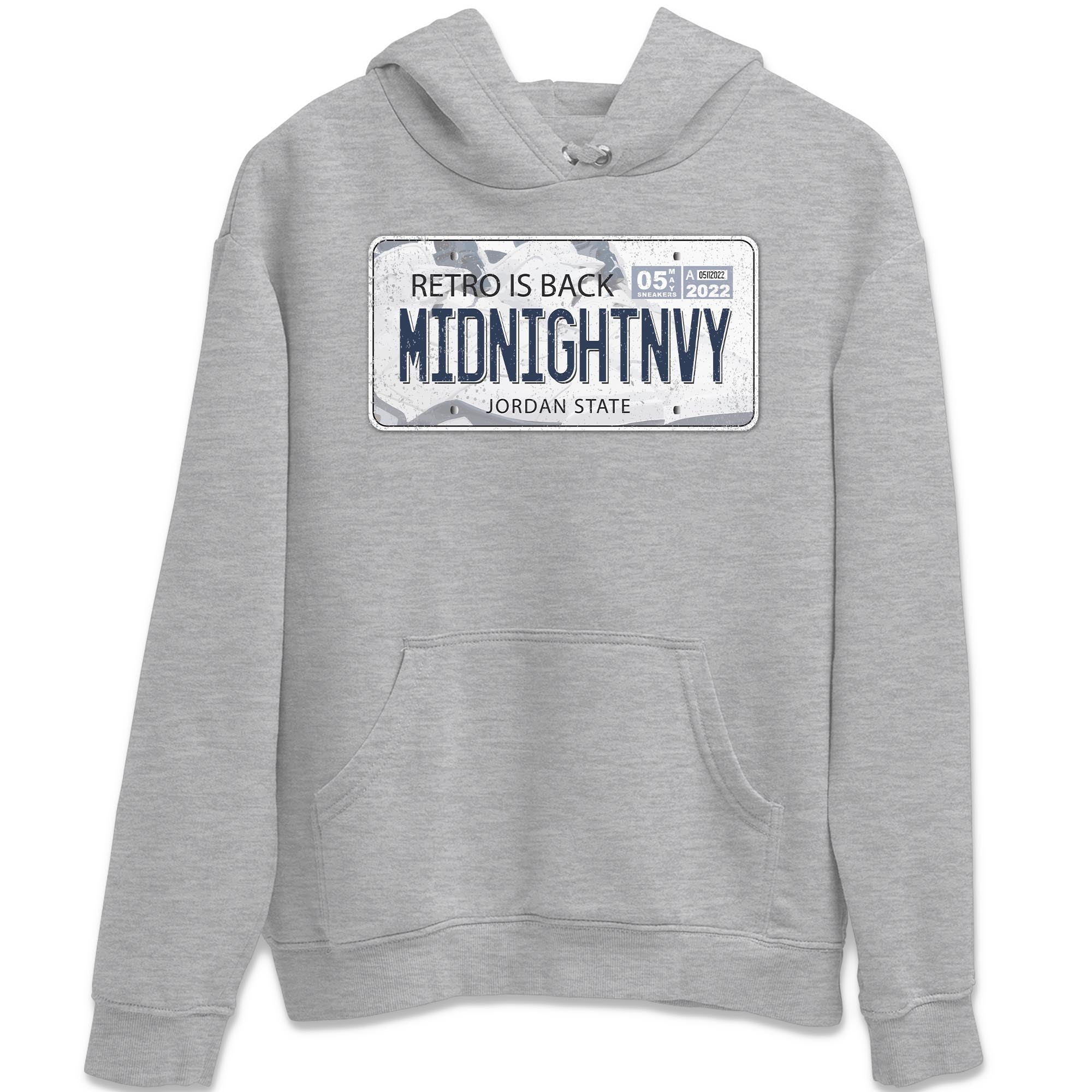 Jordan Plate Unisex Tops - Air Jordan 6 Midnight Navy