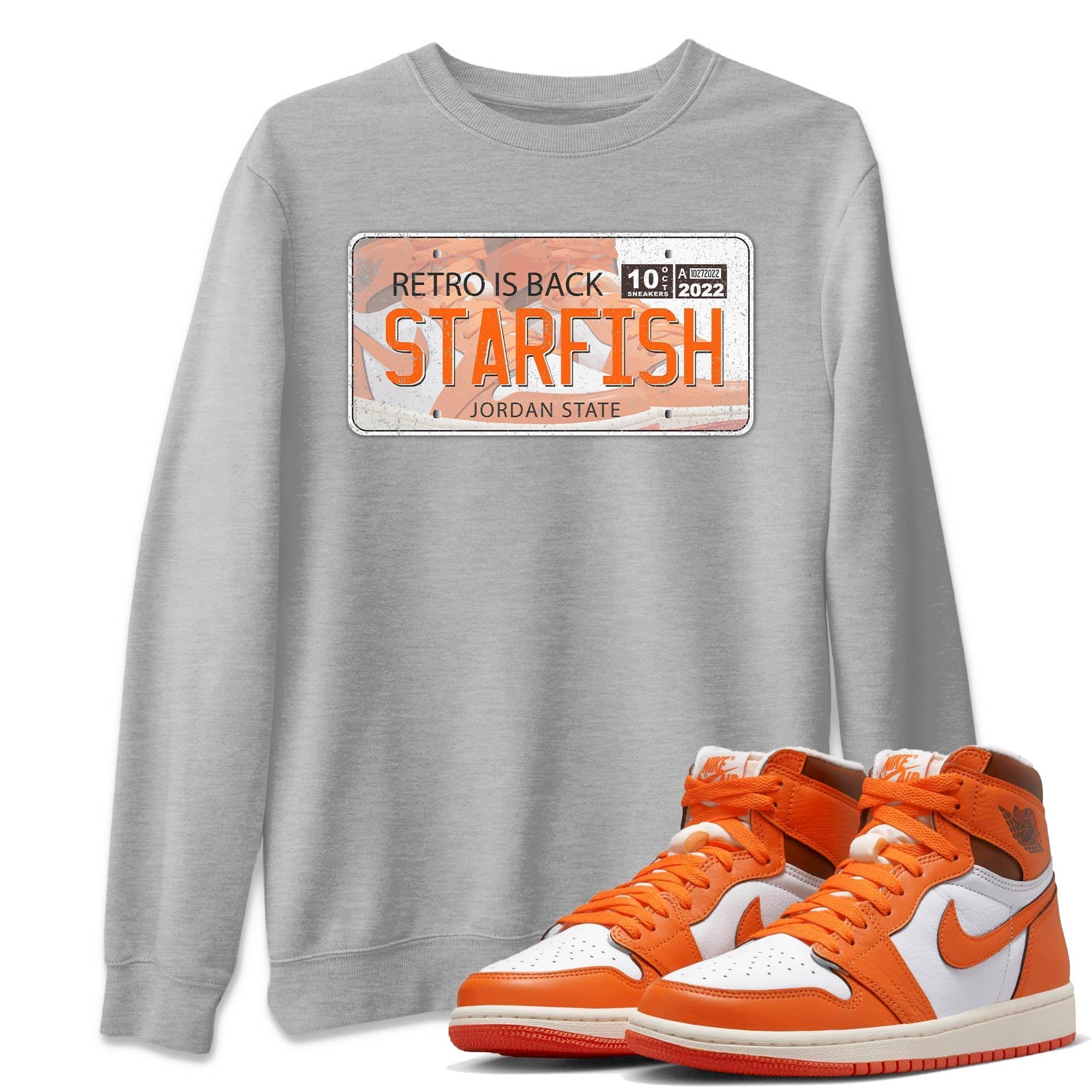 Jordan Plate Unisex Tops - Air Jordan 1 Starfish