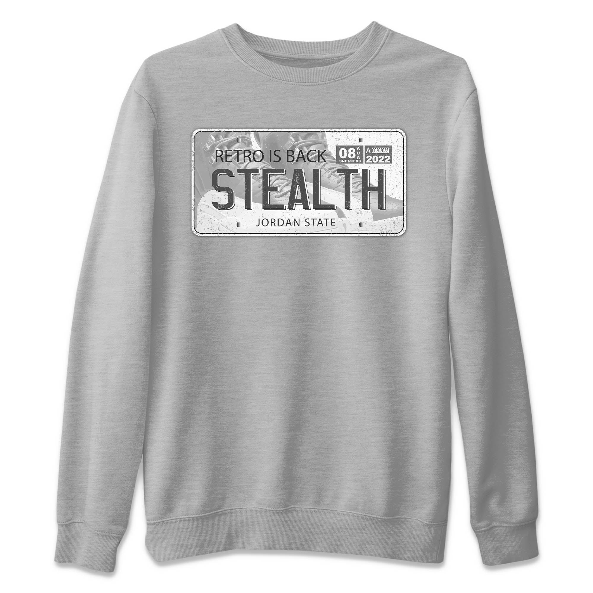 Jordan Plate Unisex Tops - Air Jordan 12 Stealth