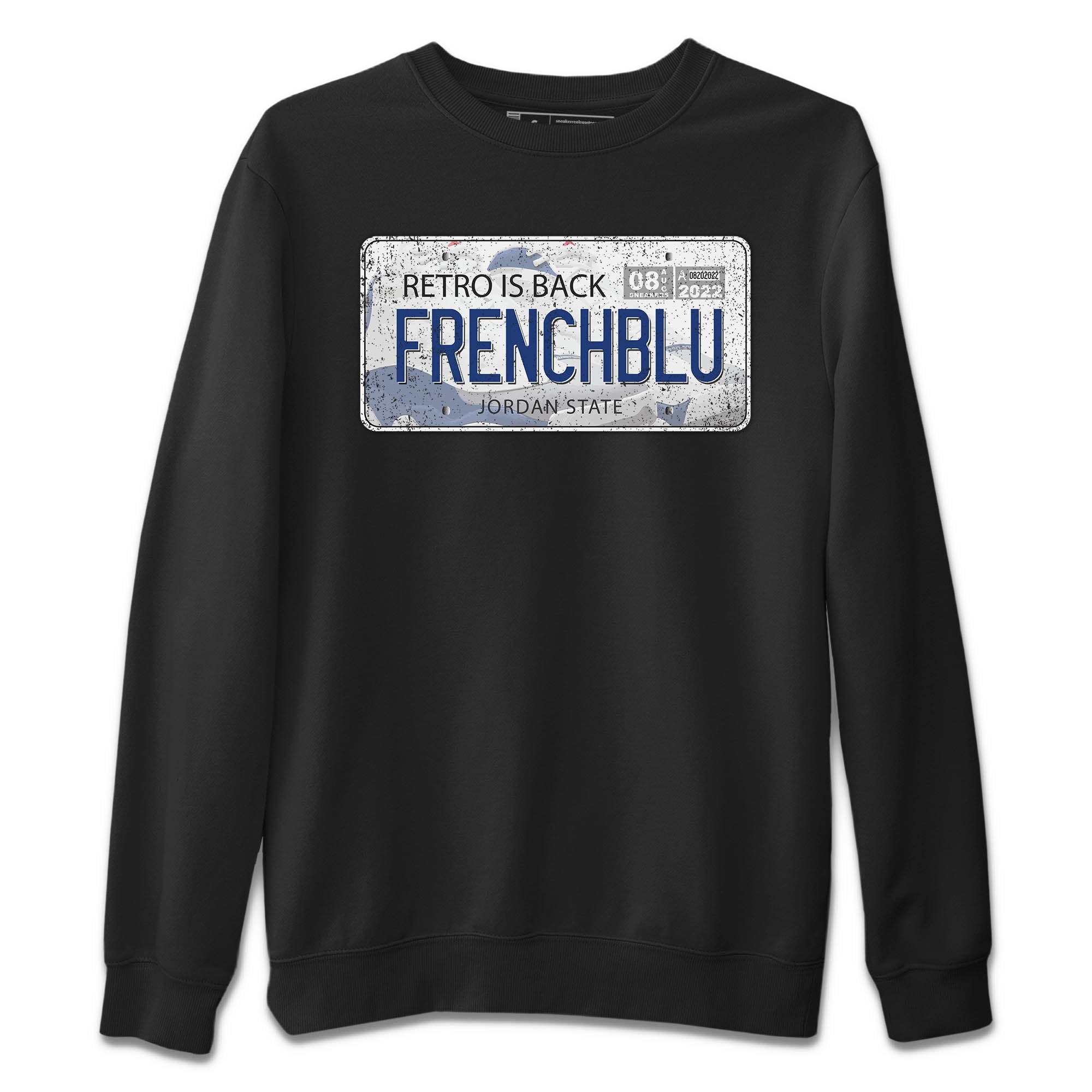 Jordan Plate Unisex Tops - Air Jordan 13 French Blue