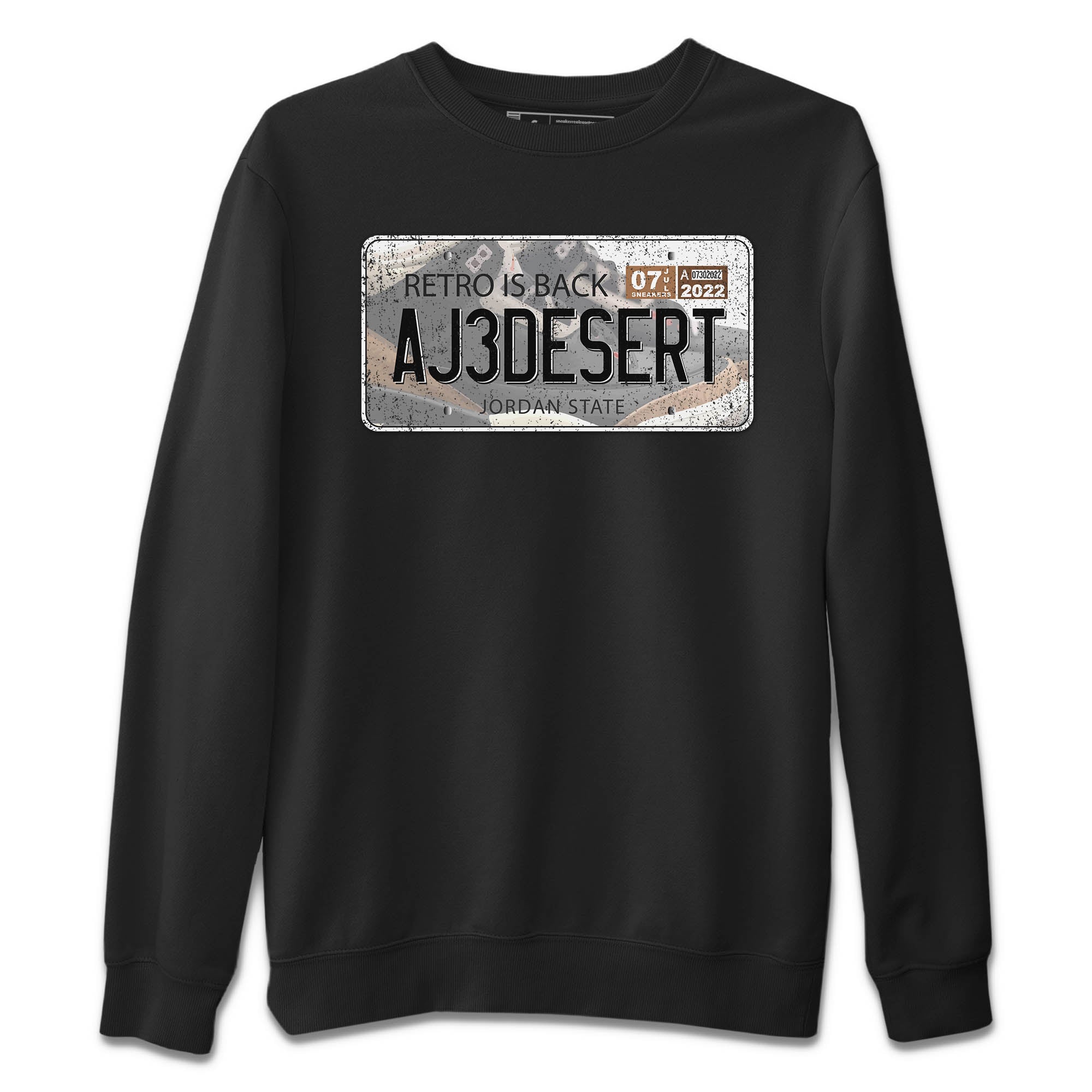 Jordan Plate Unisex Tops - Air Jordan 3 Desert Elephant