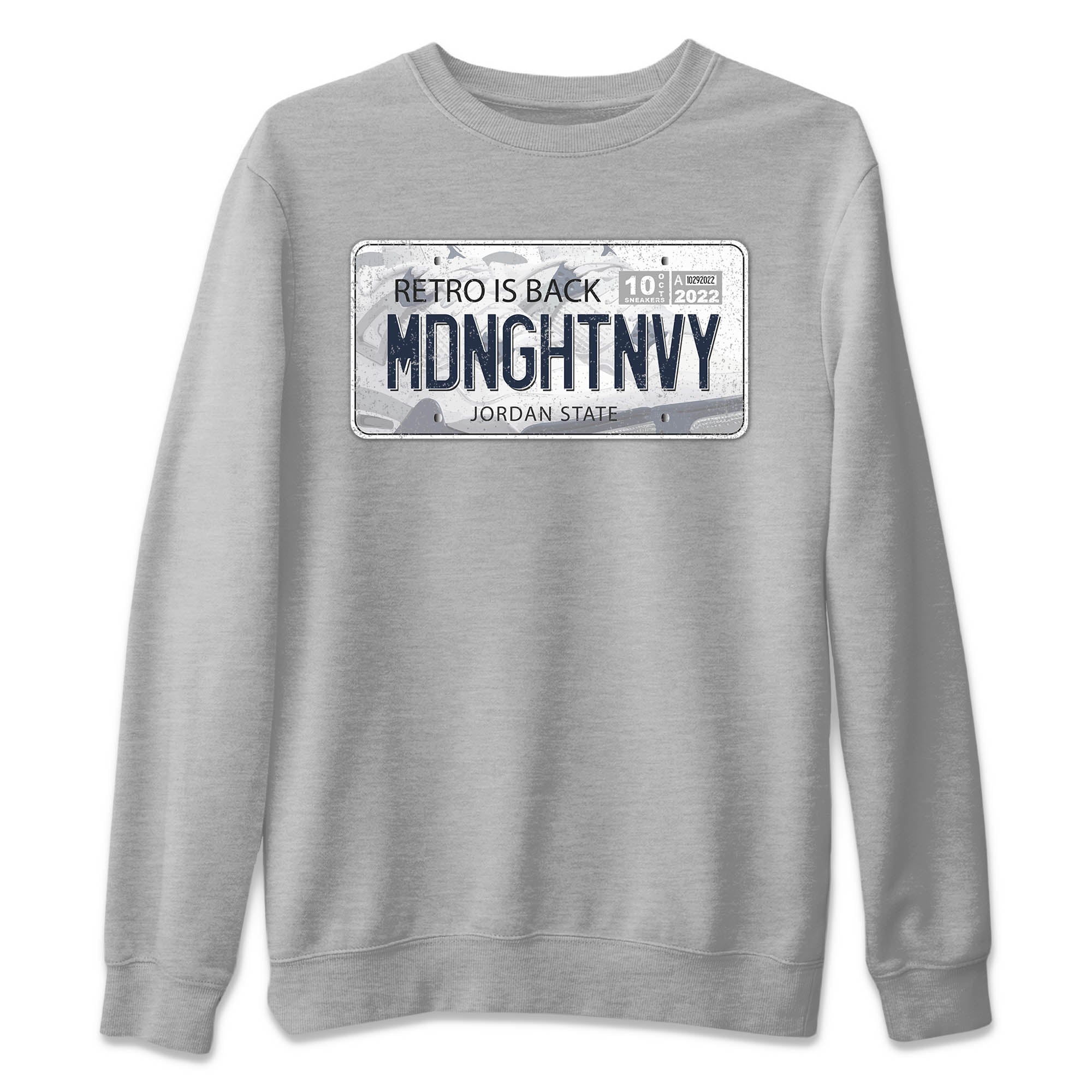 Jordan Plate Unisex Tops - Air Jordan 4 Midnight Navy