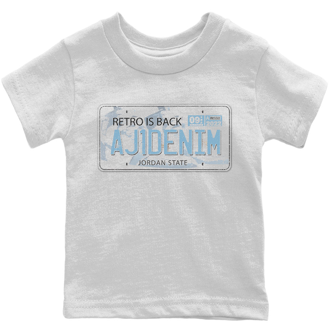 Jordan Plate Kids Tops - Air Jordan 1 Denim