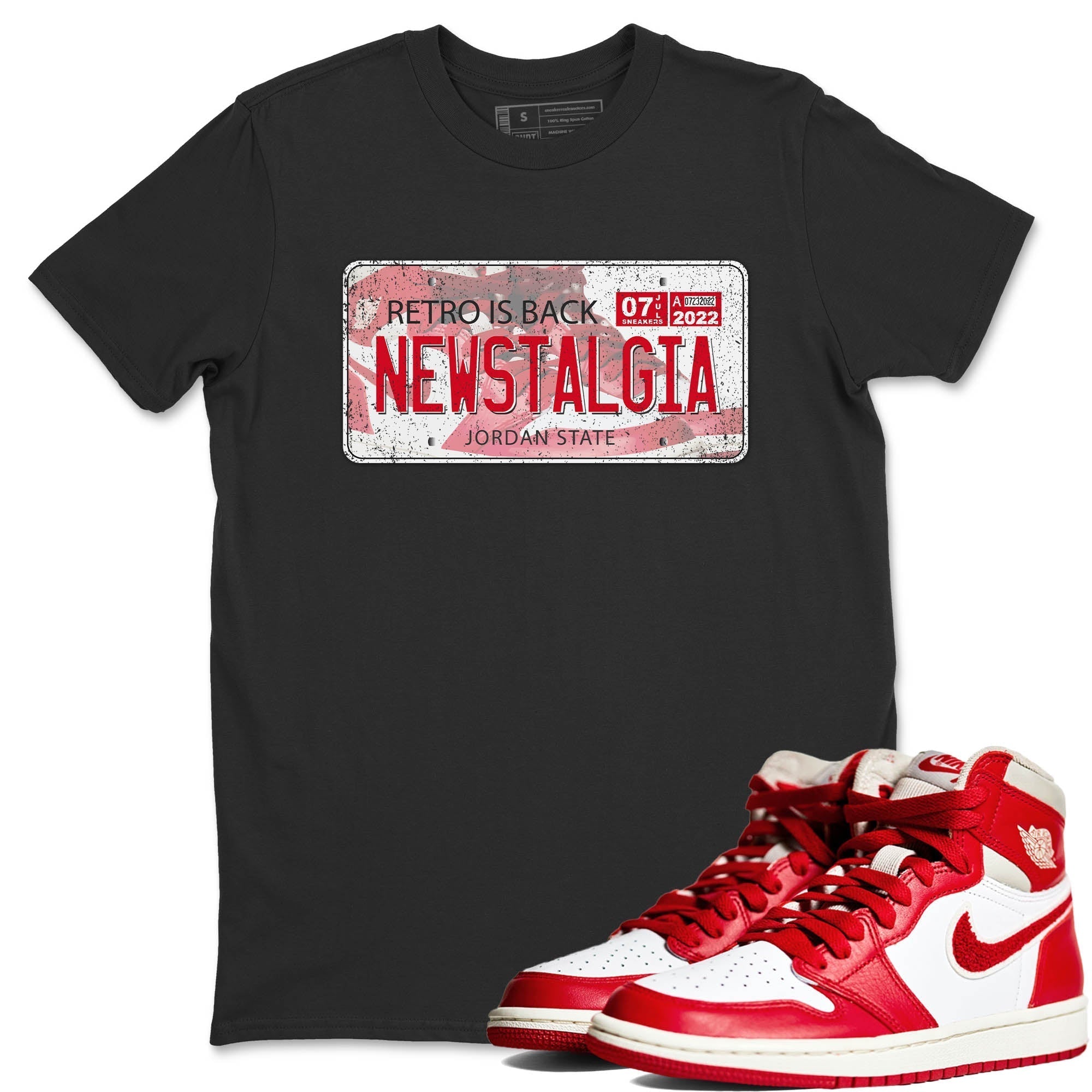 Jordan Plate Unisex Tops - Air Jordan 1 Newstalgia
