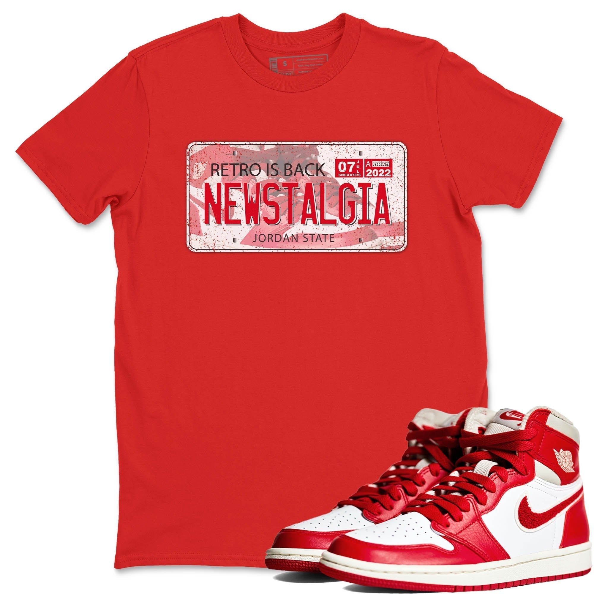 Jordan Plate Unisex Tops - Air Jordan 1 Newstalgia