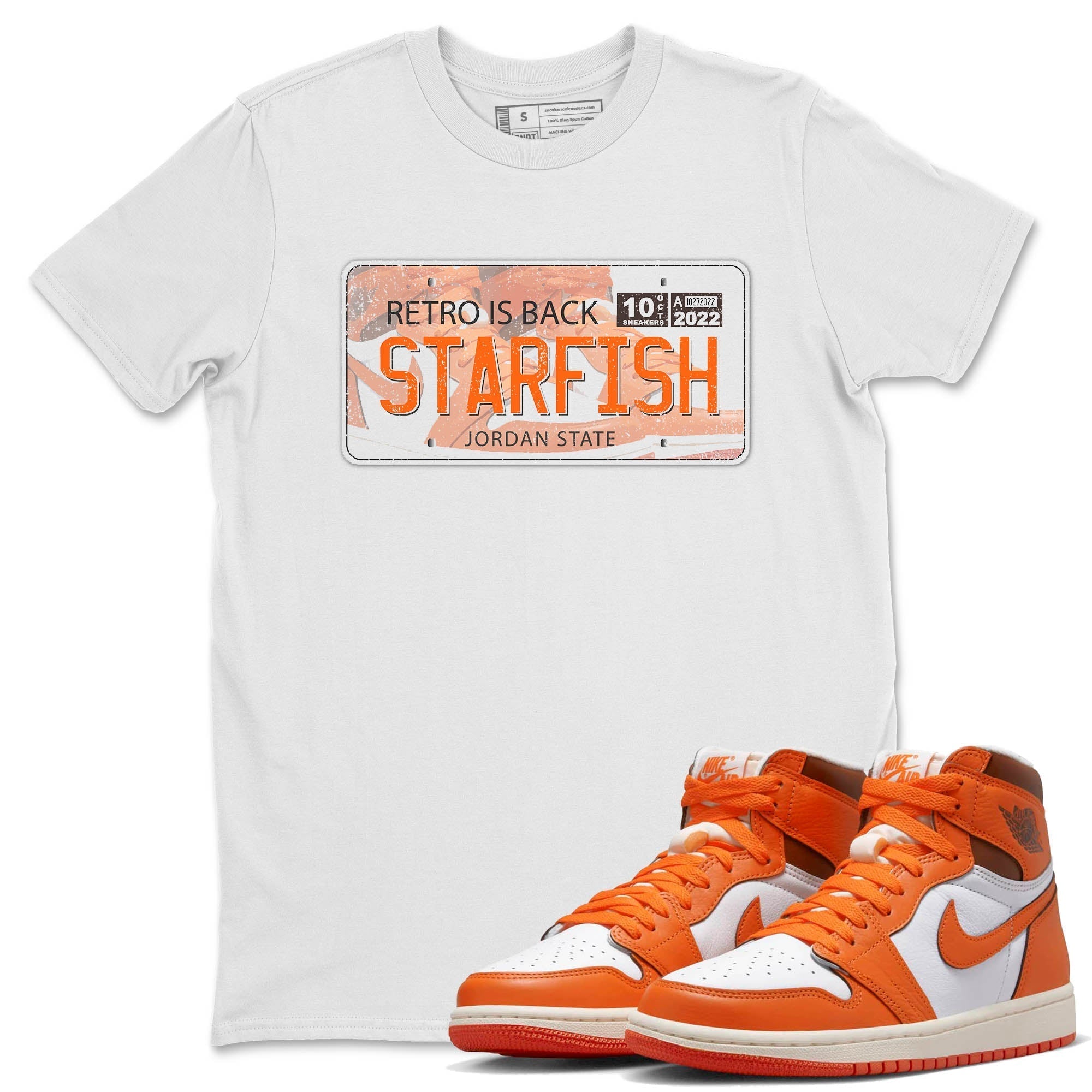 Jordan Plate Unisex Tops - Air Jordan 1 Starfish