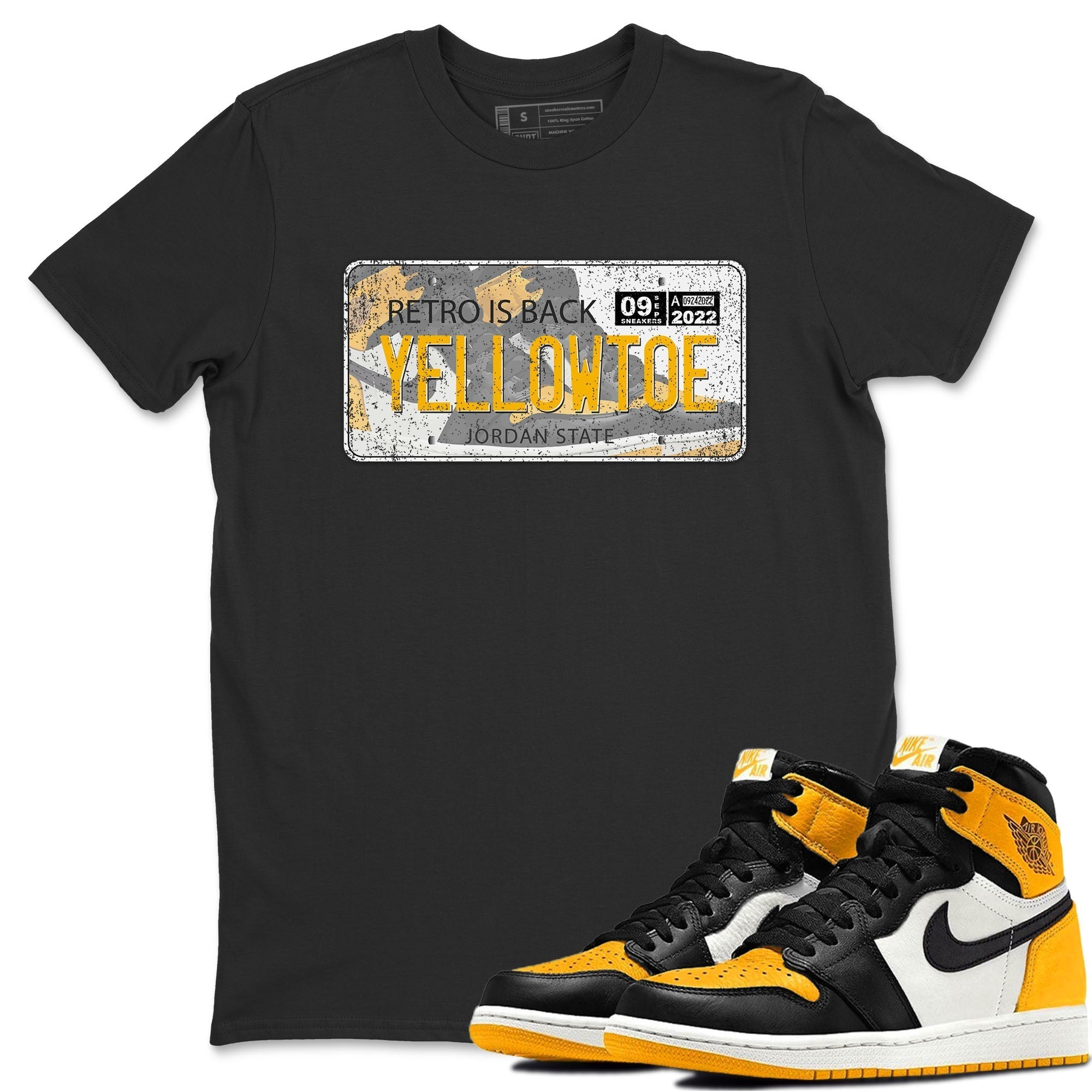 Jordan Plate Unisex Tops - Air Jordan 1 Taxi