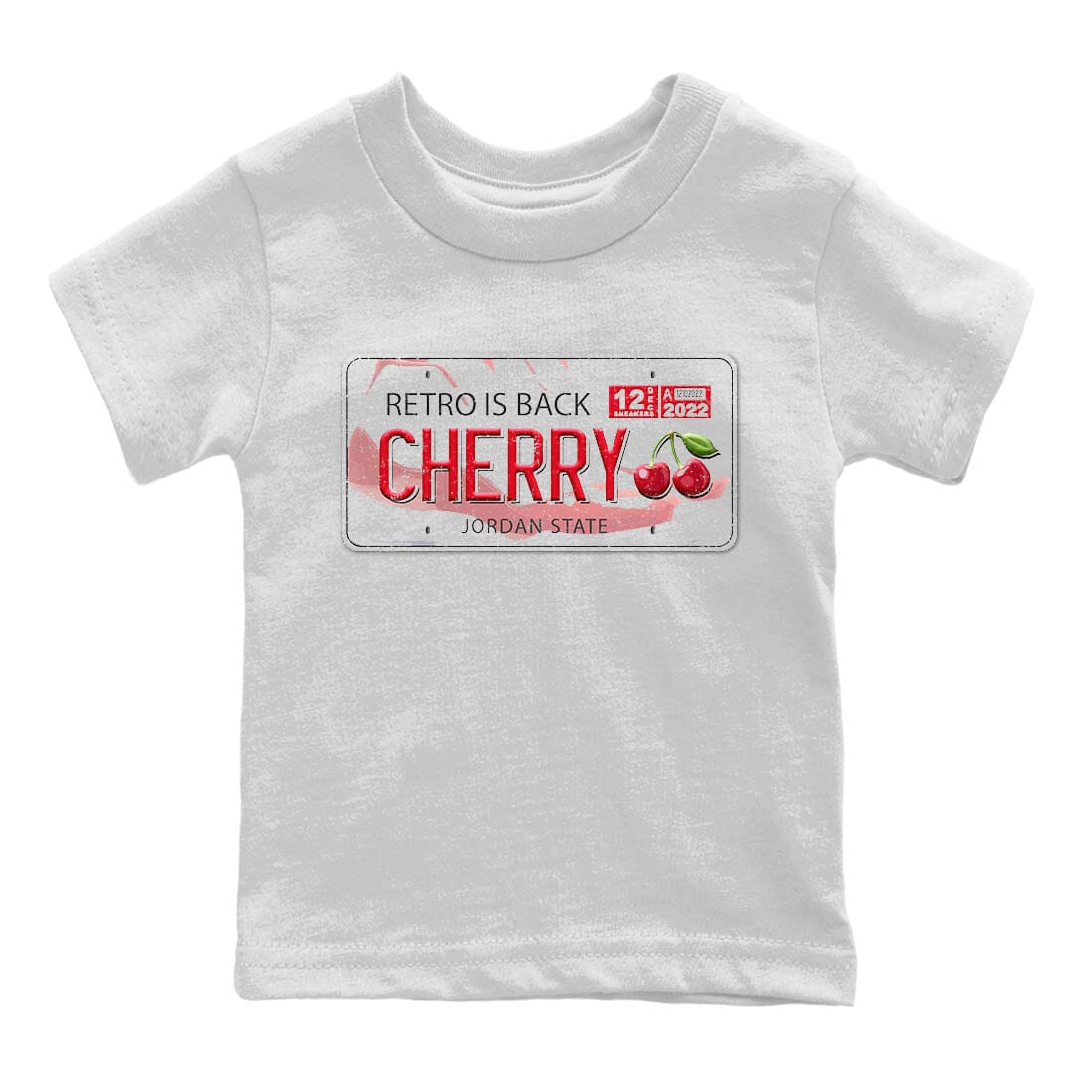 Jordan Plate Kids Tops - Air Jordan 11 Cherry