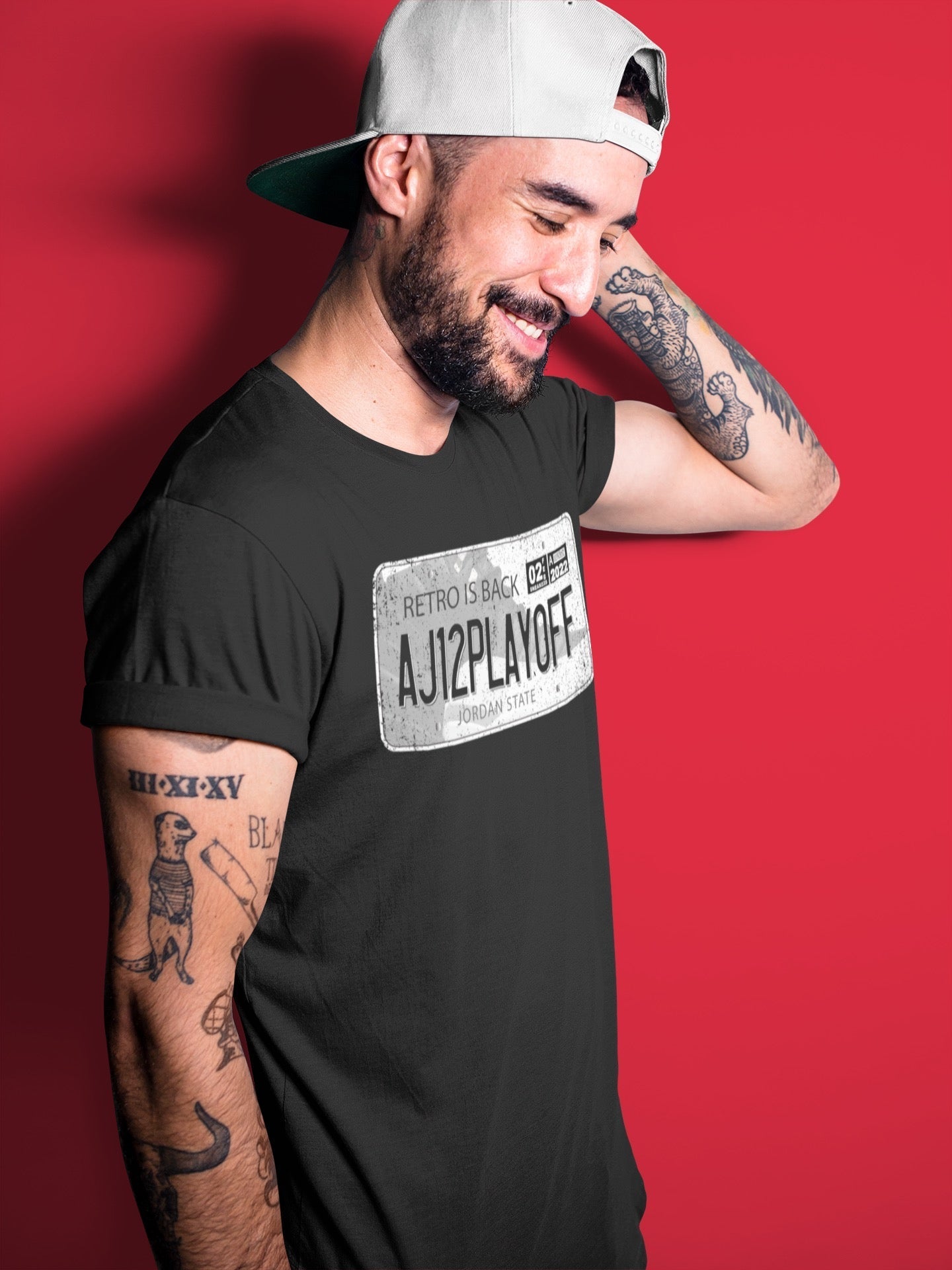Jordan Plate Unisex Tops - Air Jordan 12 Playoffs