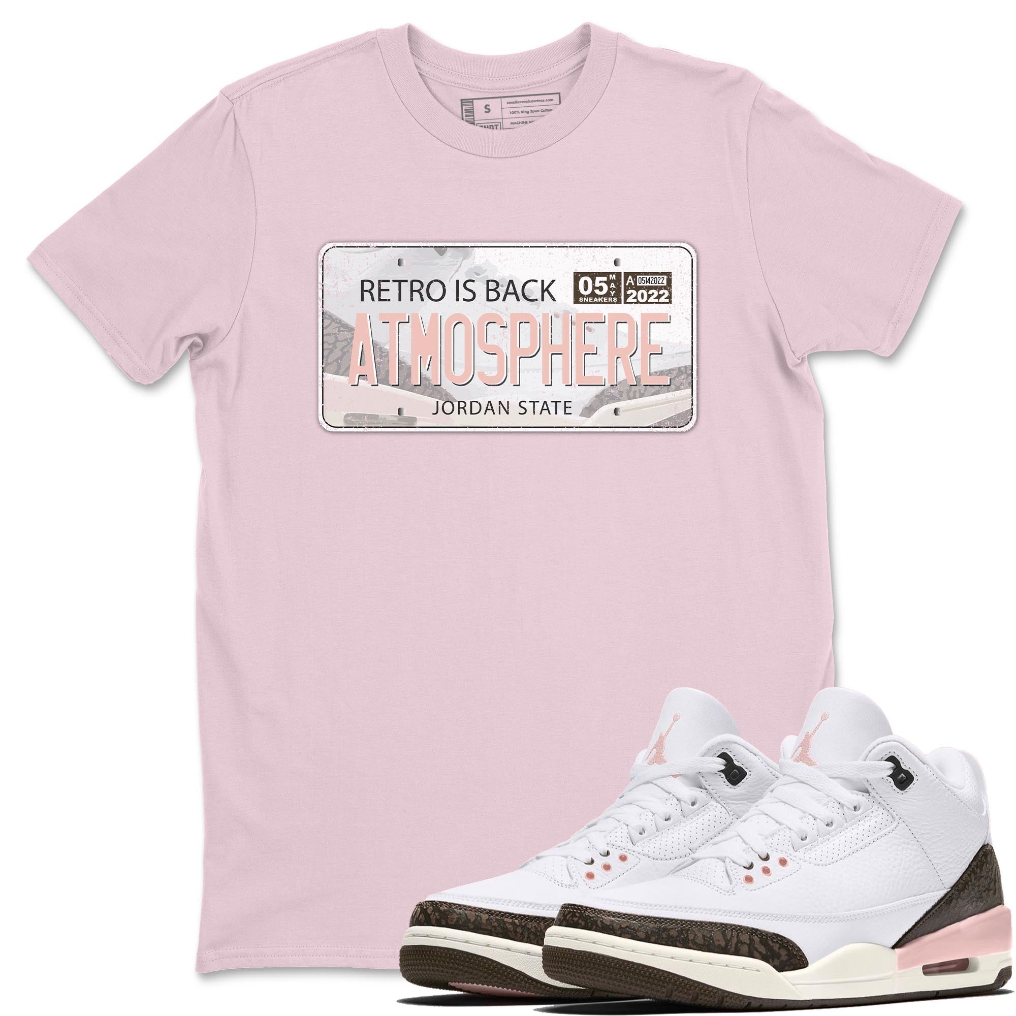 Jordan Plate Unisex Tops - Air Jordan 3 Atmosphere