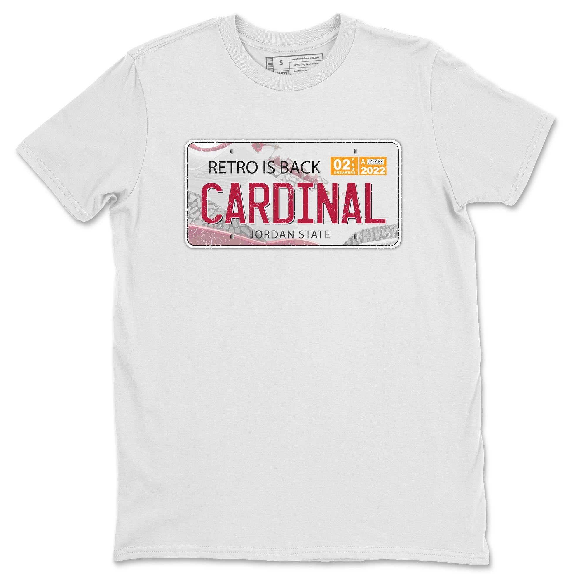 Jordan Plate Unisex Tops - Air Jordan 3 Cardinal