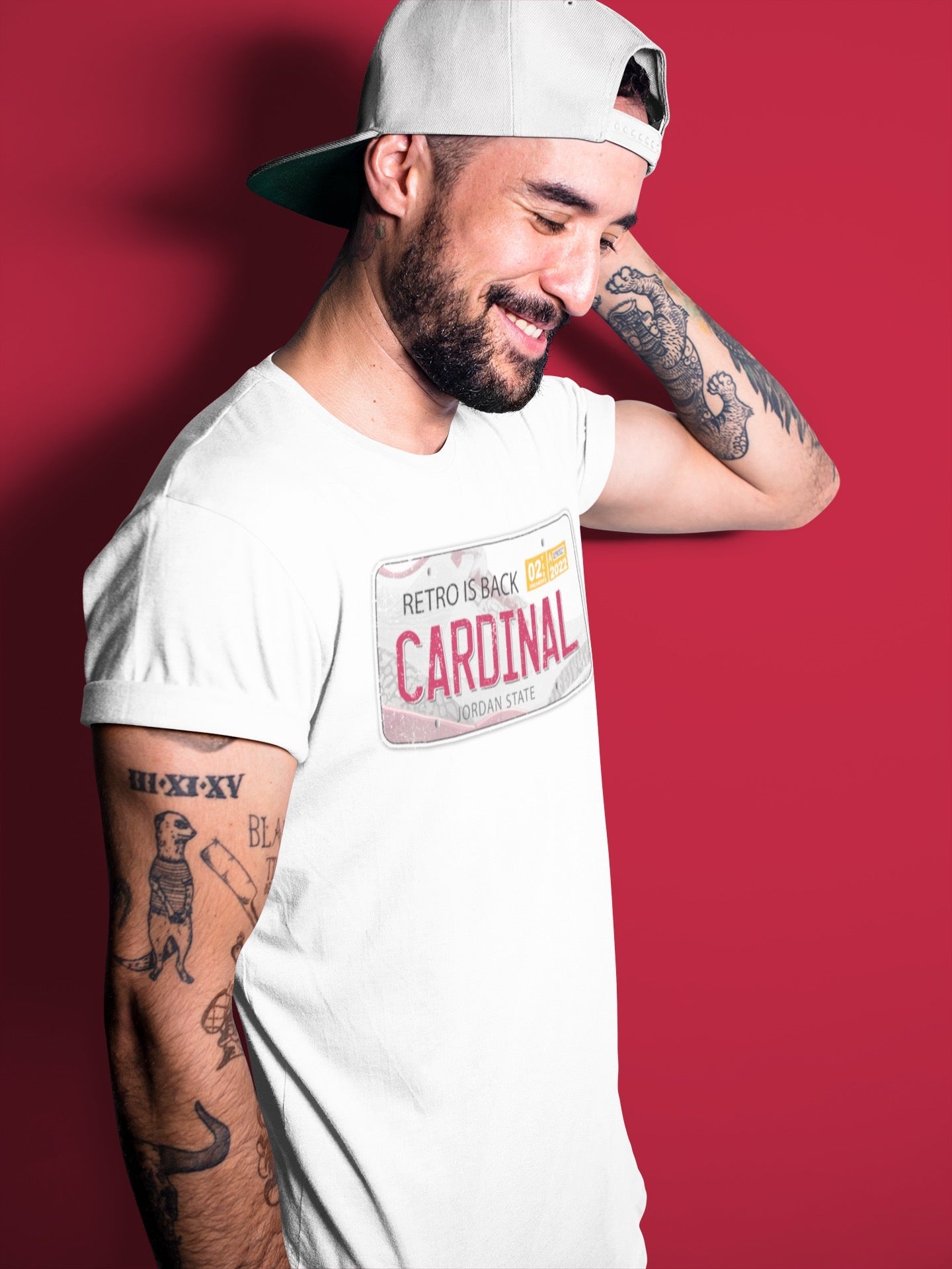 Jordan Plate Unisex Tops - Air Jordan 3 Cardinal
