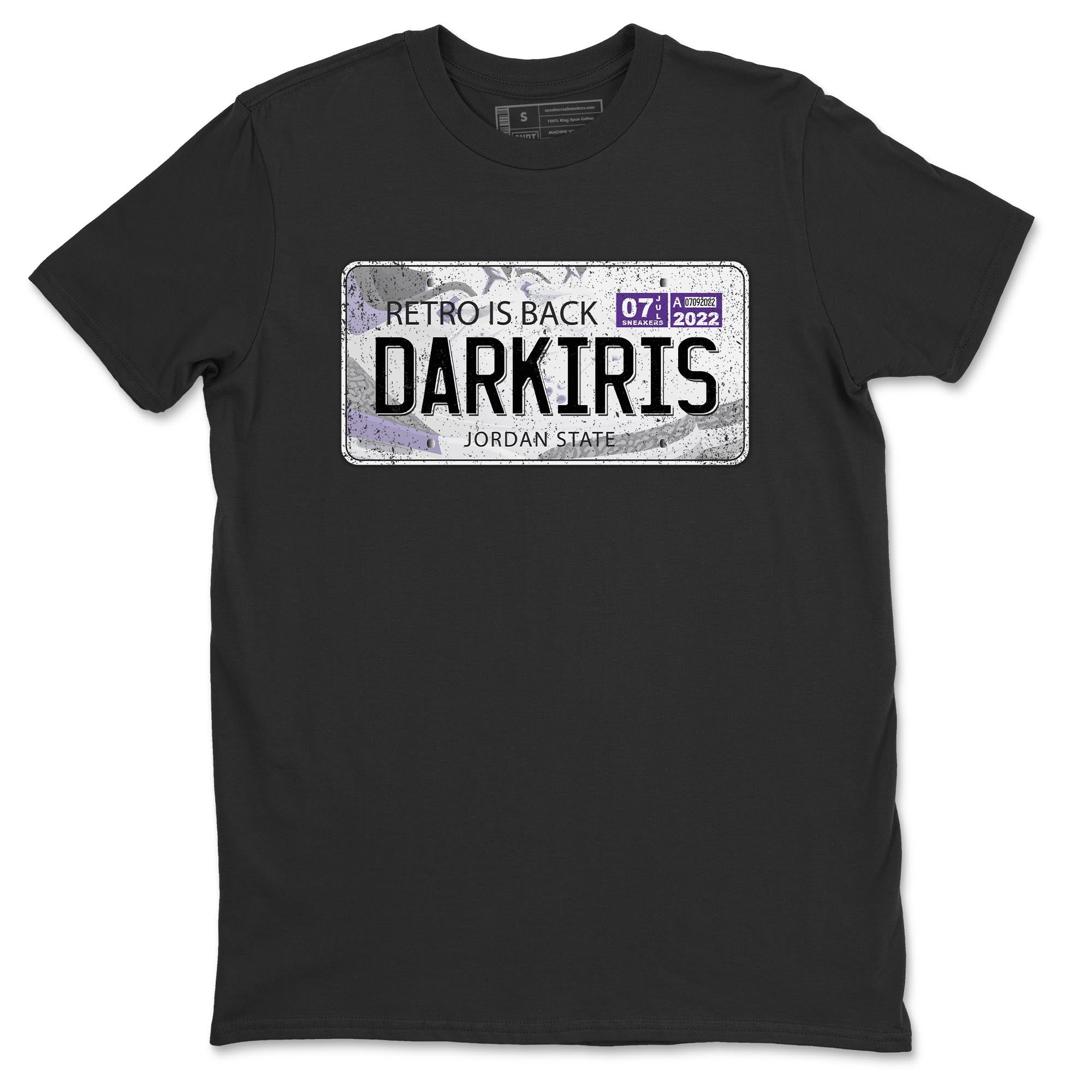 Jordan Plate Unisex Tops - Air Jordan 3 Dark Iris