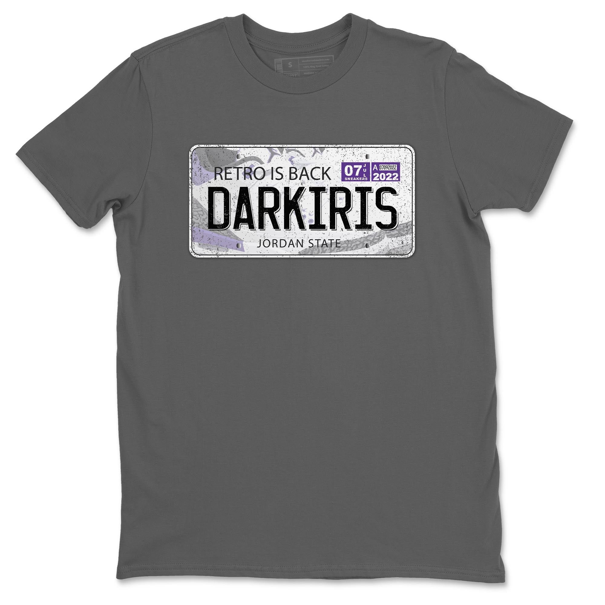 Jordan Plate Unisex Tops - Air Jordan 3 Dark Iris