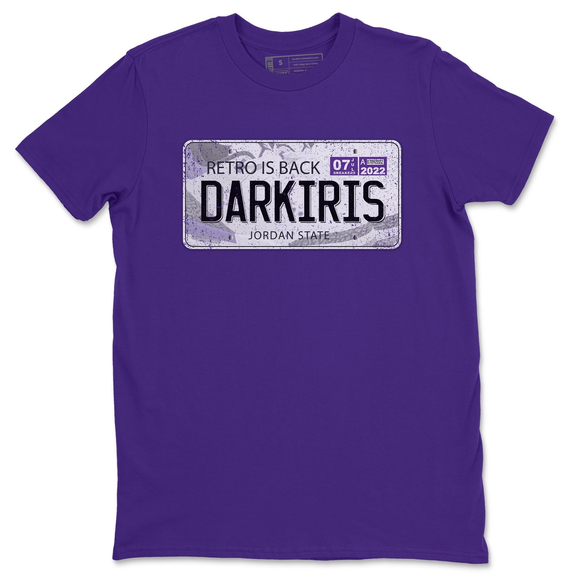Jordan Plate Unisex Tops - Air Jordan 3 Dark Iris