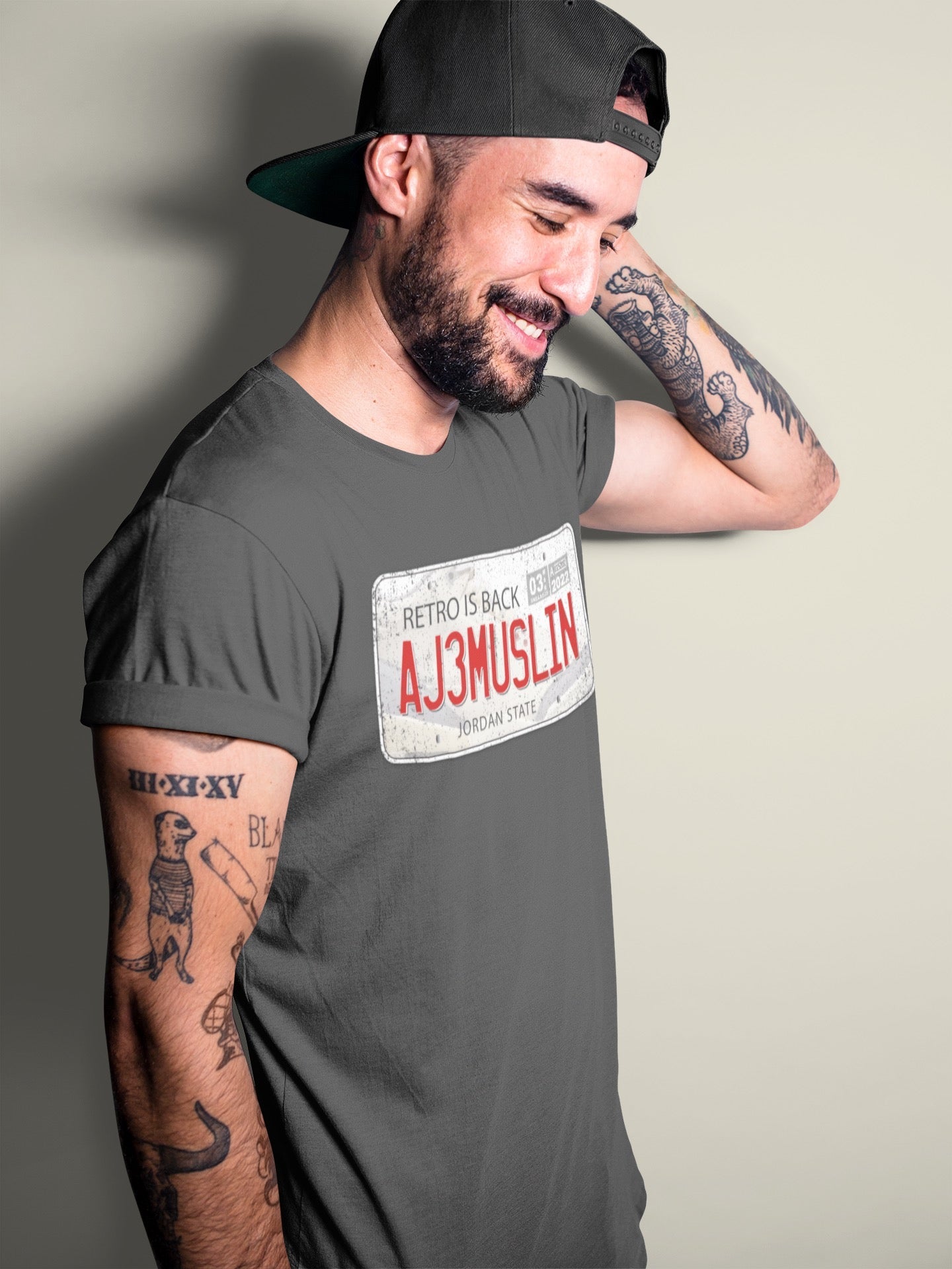Jordan Plate Unisex Tops - Air Jordan 3 Muslin
