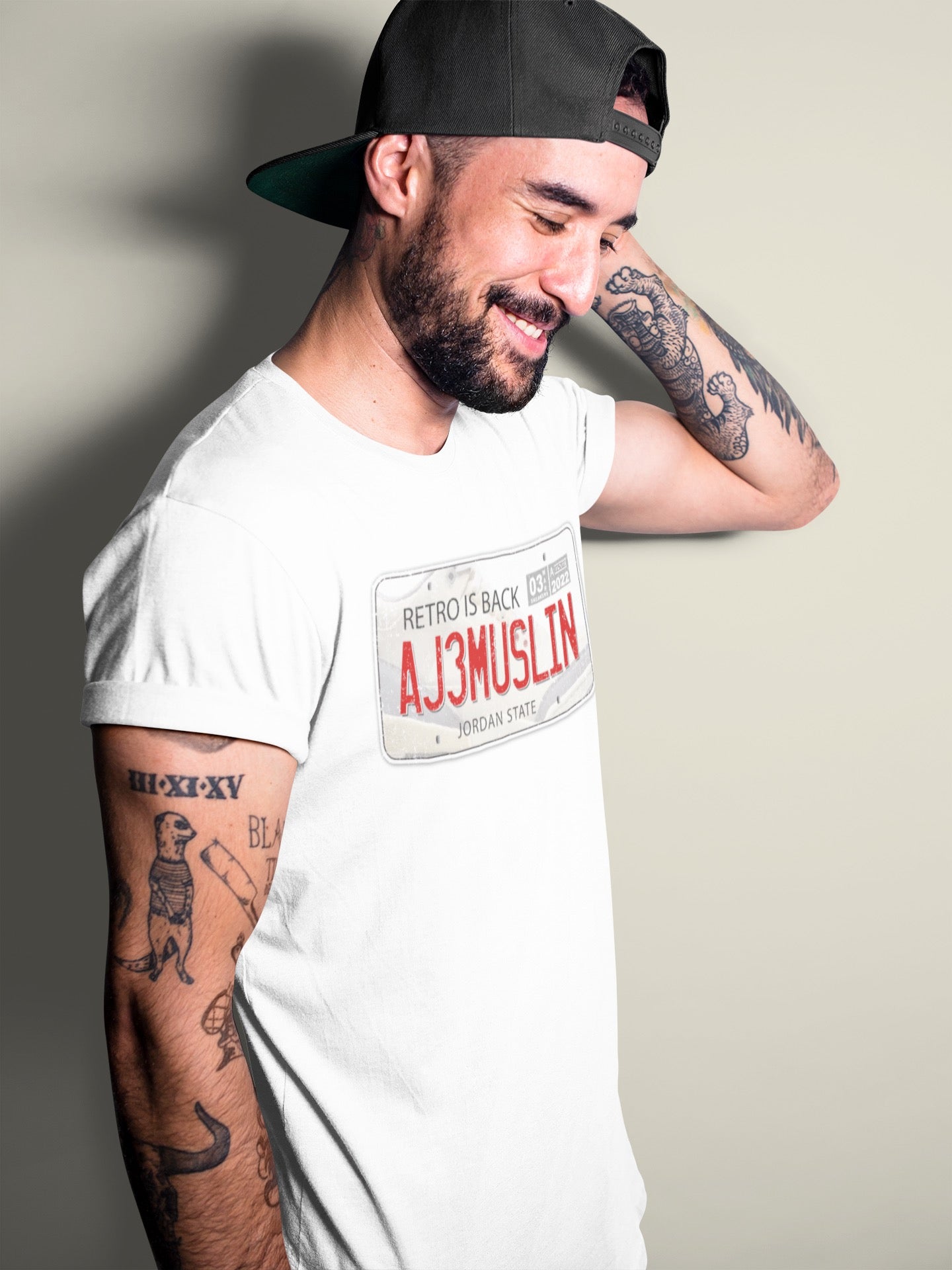 Jordan Plate Unisex Tops - Air Jordan 3 Muslin