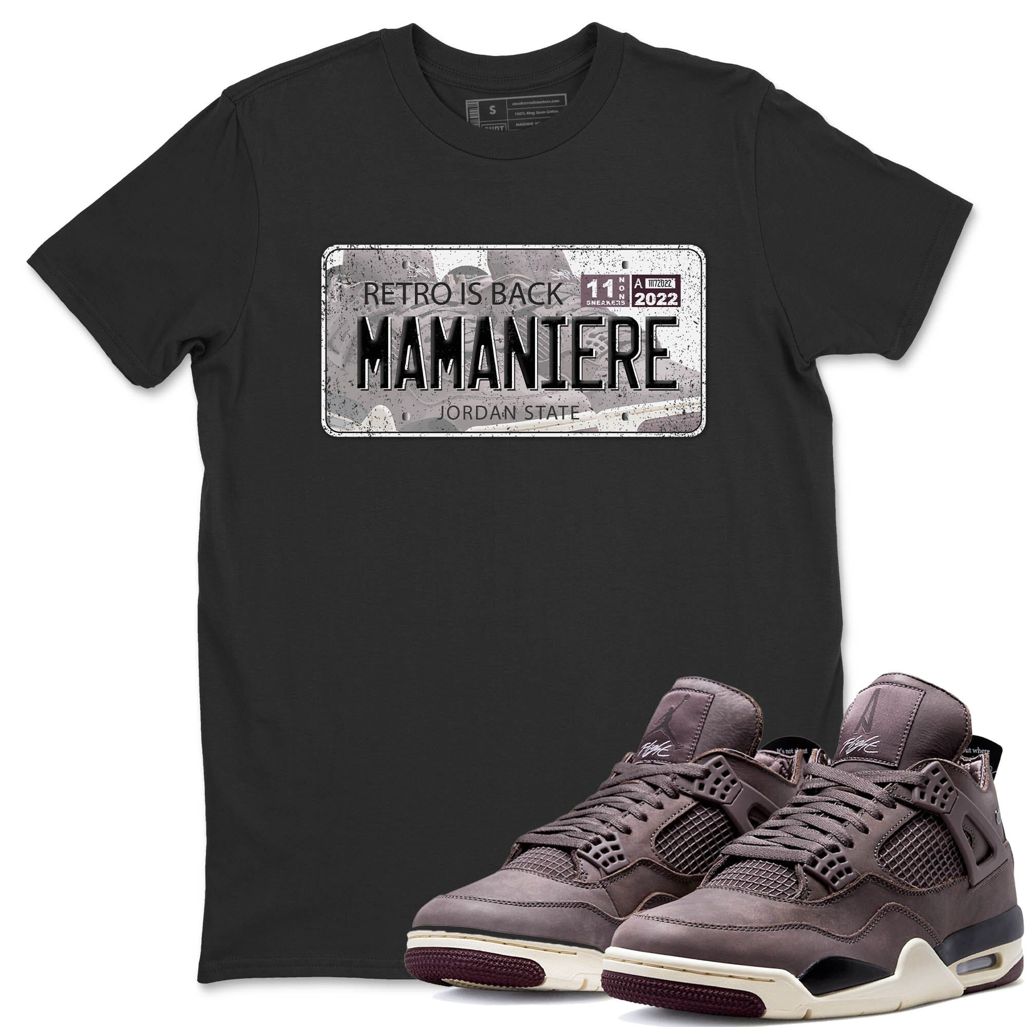 Jordan Plate Unisex Tops - Air Jordan 4 A Ma Maniere