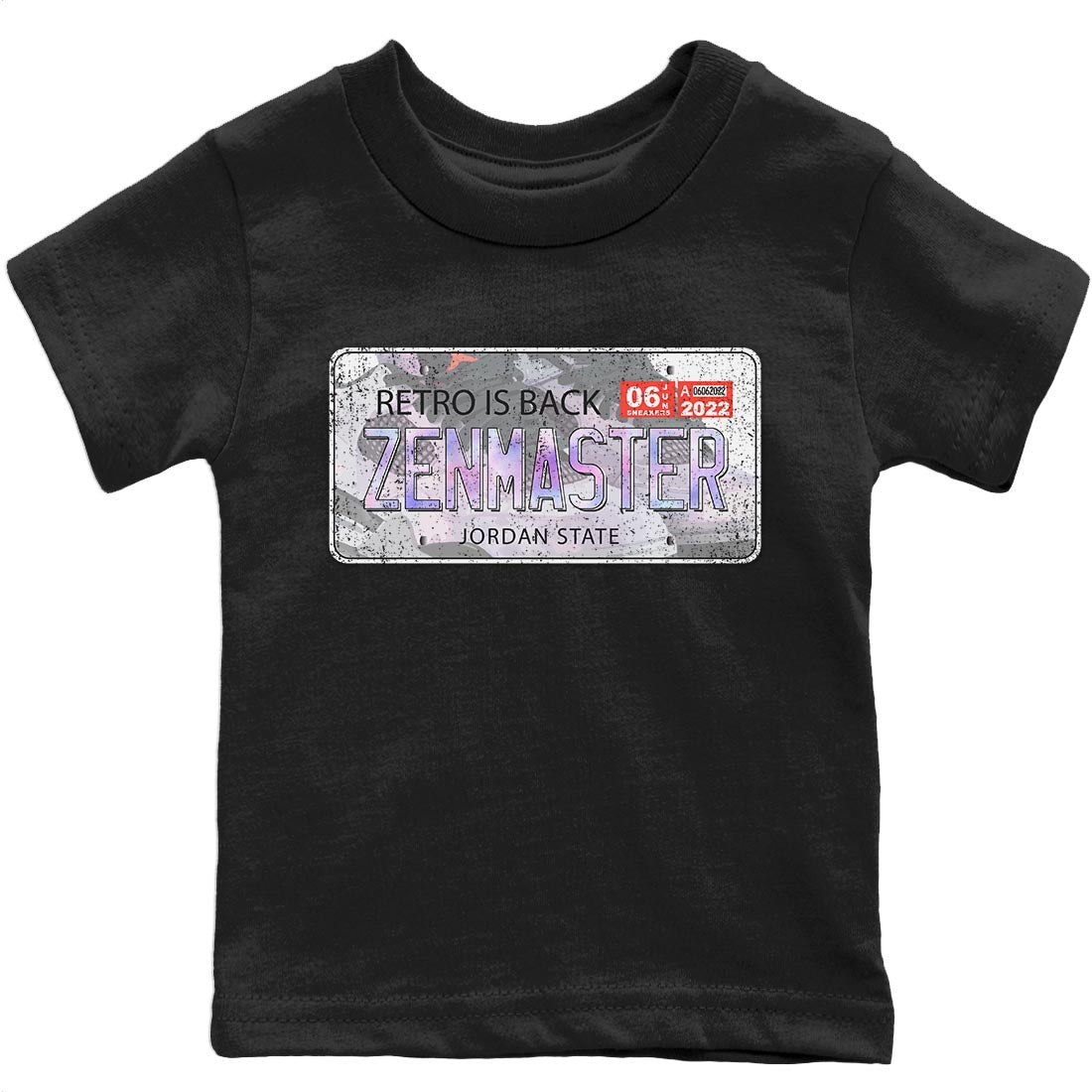 Jordan Plate Kids Tops - Air Jordan 4 Zen Master