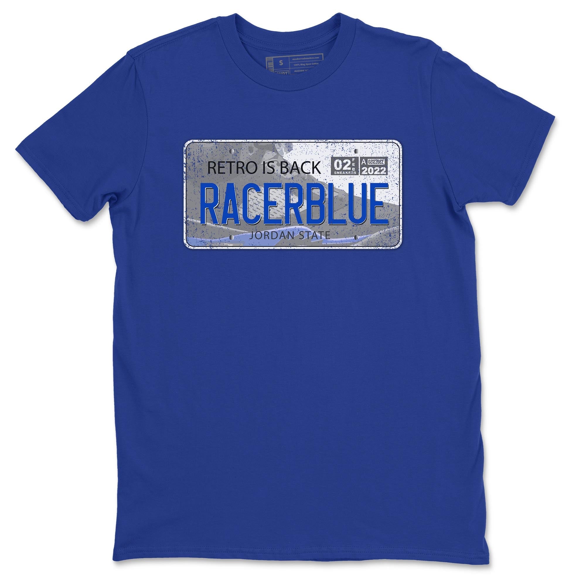 Jordan Plate Unisex Tops - Air Jordan 5 Racer Blue